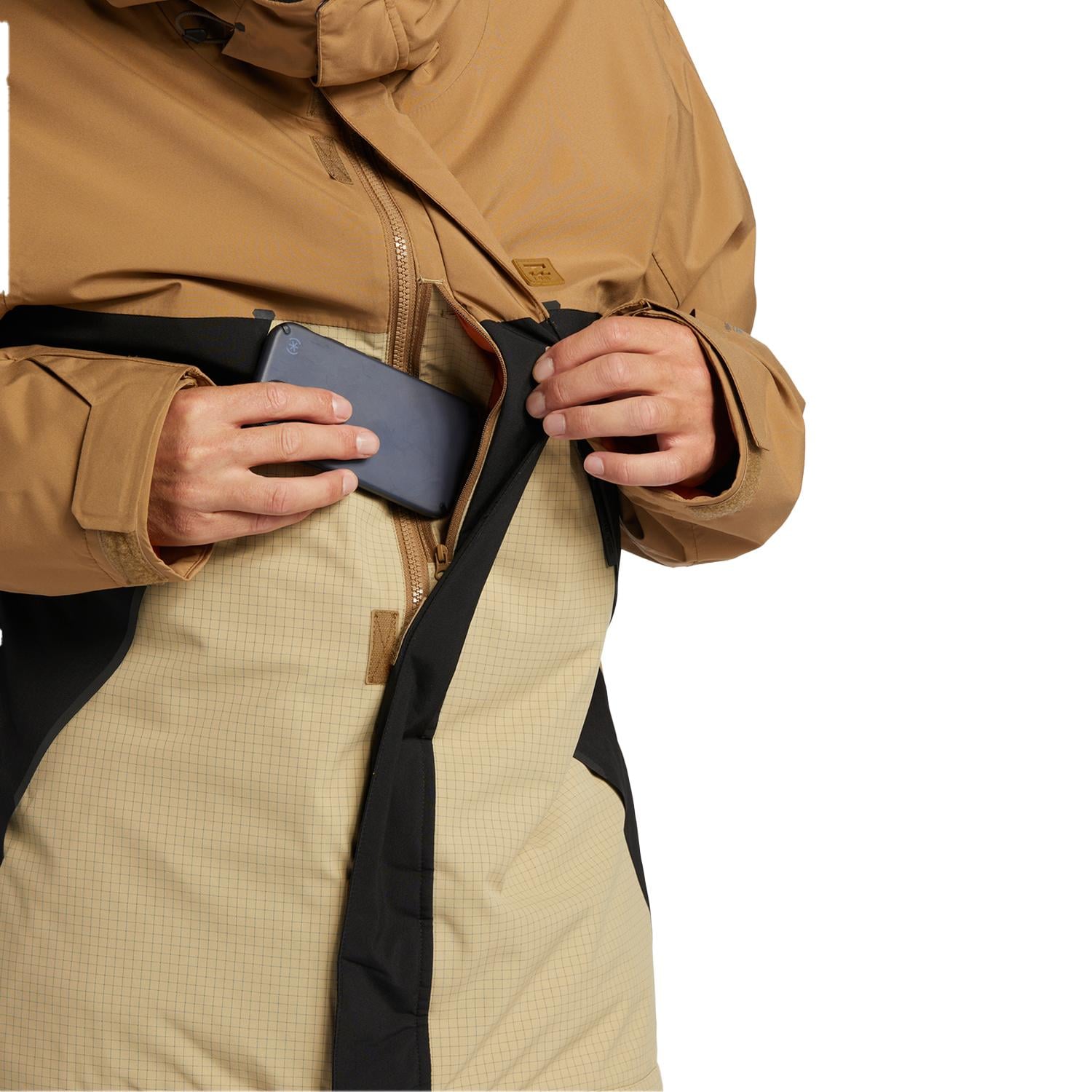 Billabong Expedition Erkek Kahverengi Snowboard Ceketi