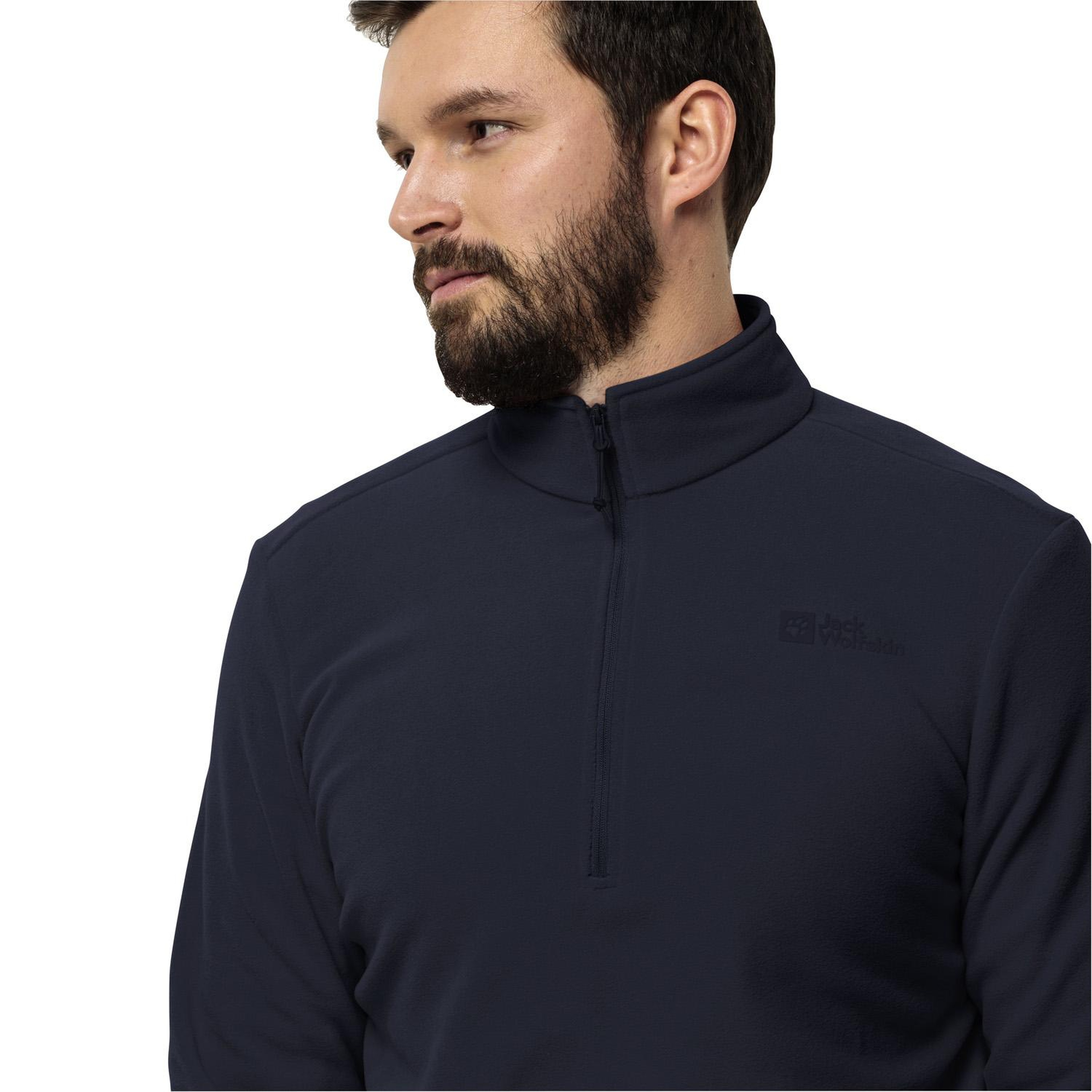 Jack Wolfskin Taunus Hz Erkek Mavi Polar