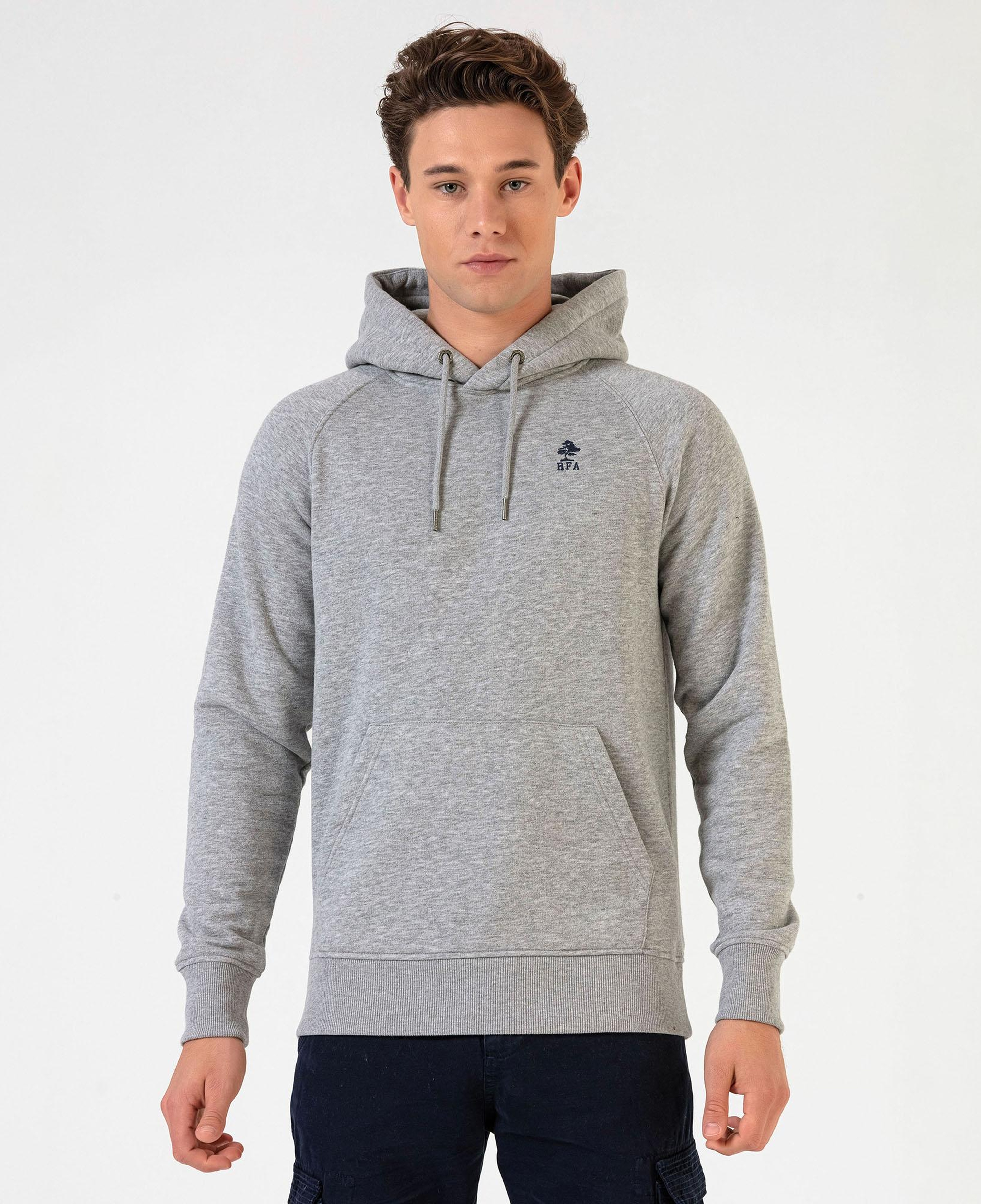 Routefield Hedge Erkek Gri Sweatshirt
