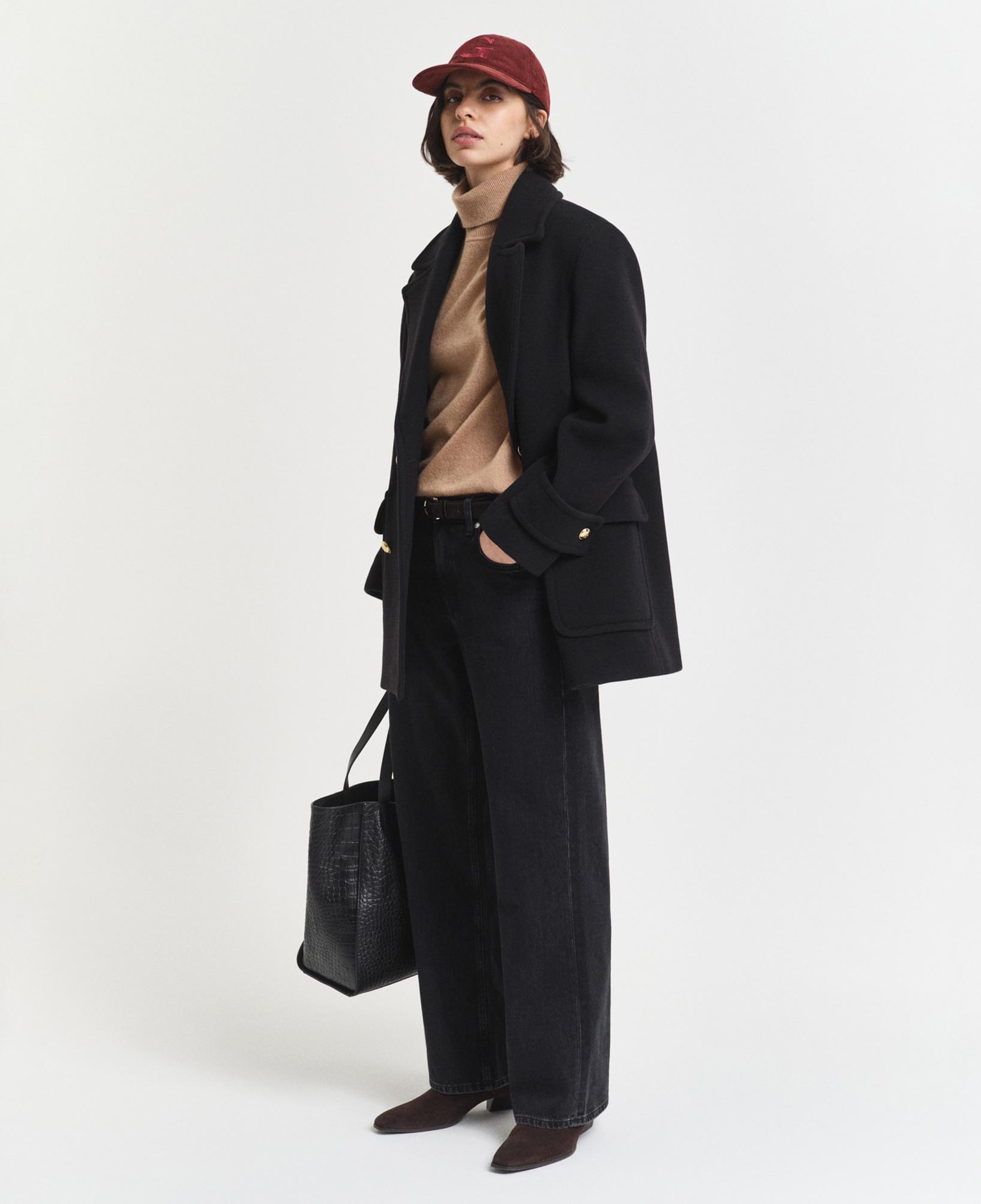 GANT Kadın Siyah Relaxed Fit Jean