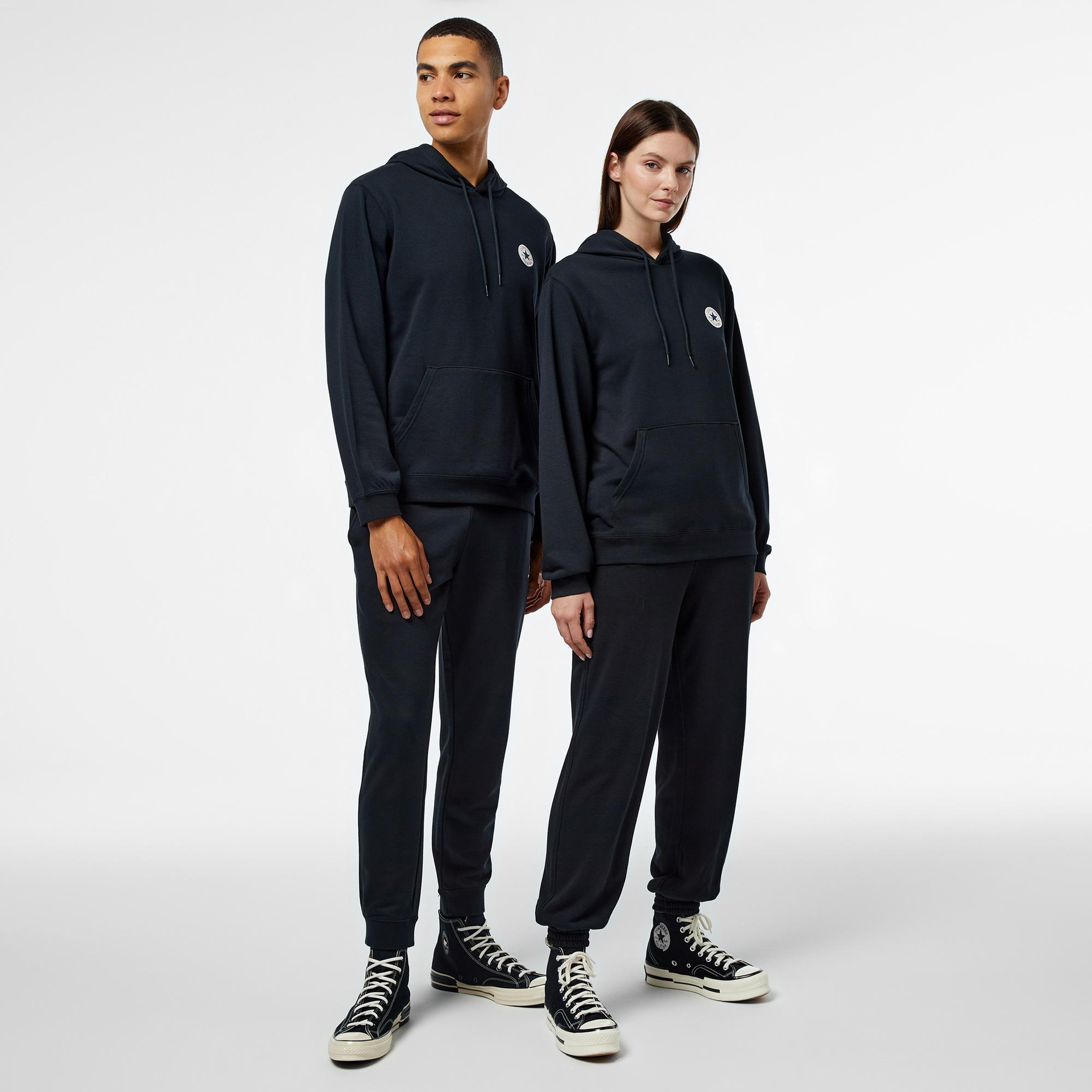 Converse Go To Unisex Siyah Hoodie