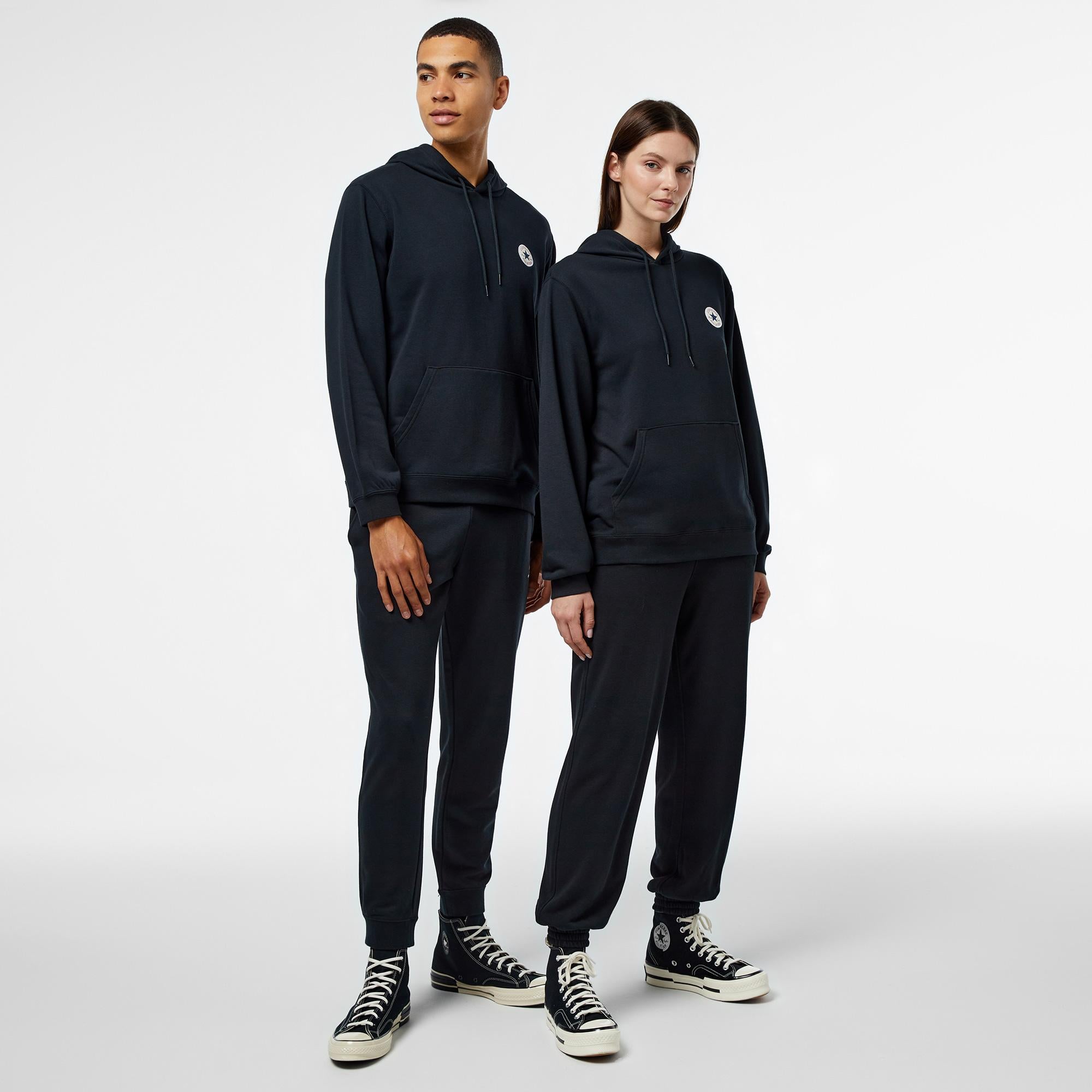 Converse Go To Unisex Siyah Hoodie