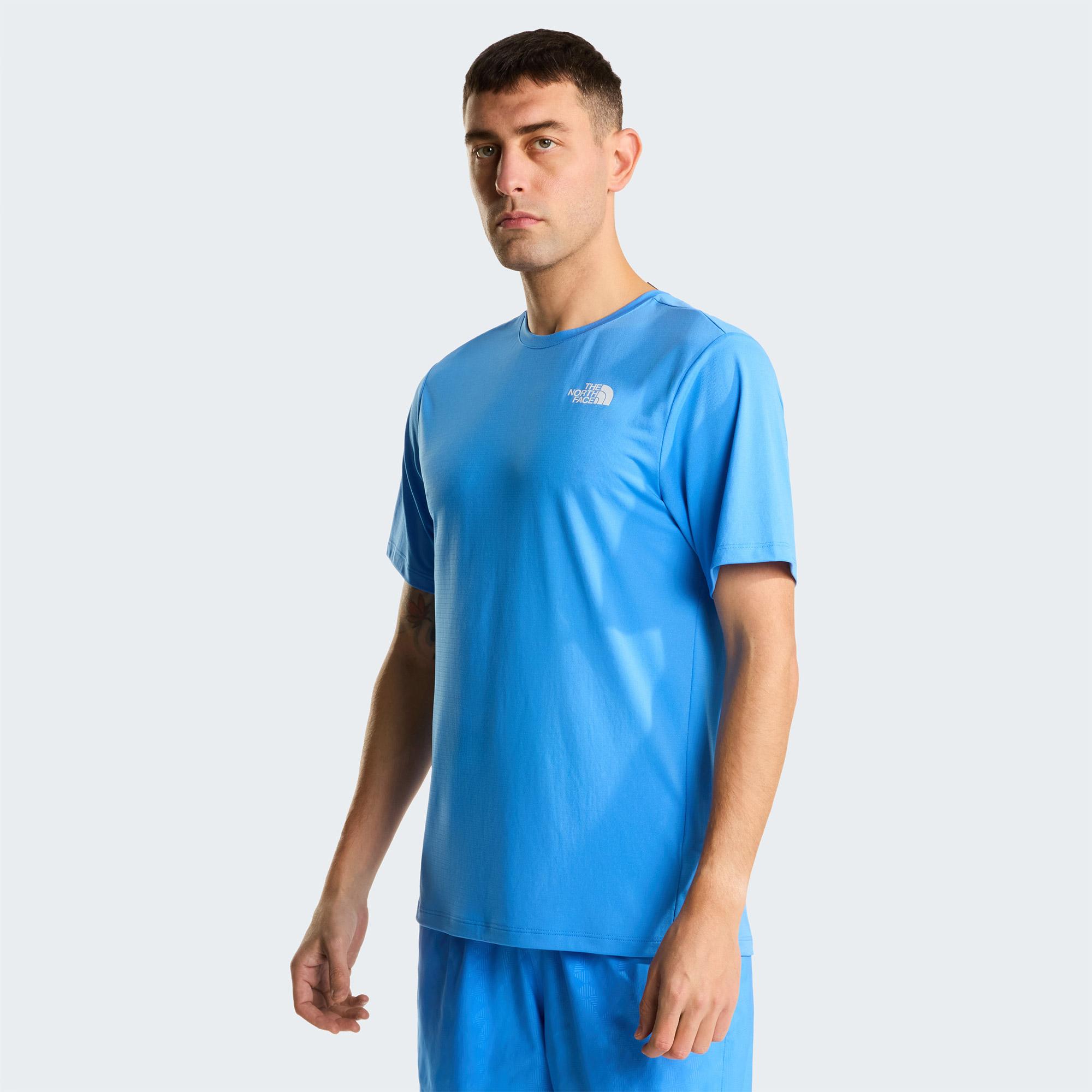 The North Face 24/7 S/S Reg Erkek Mavi T-Shirt
