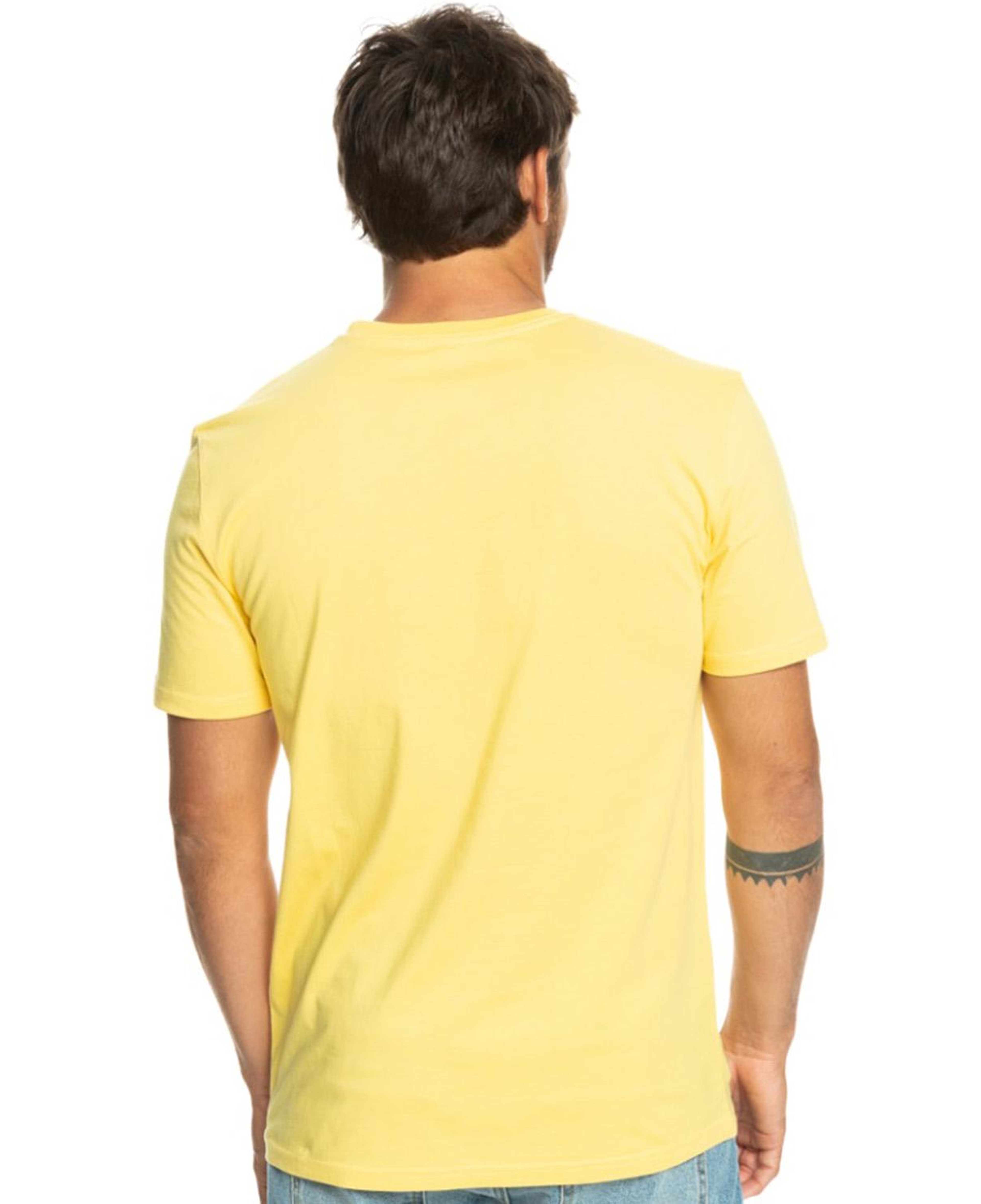 Quiksilver Sunsetwave Erkek Sarı Tişört