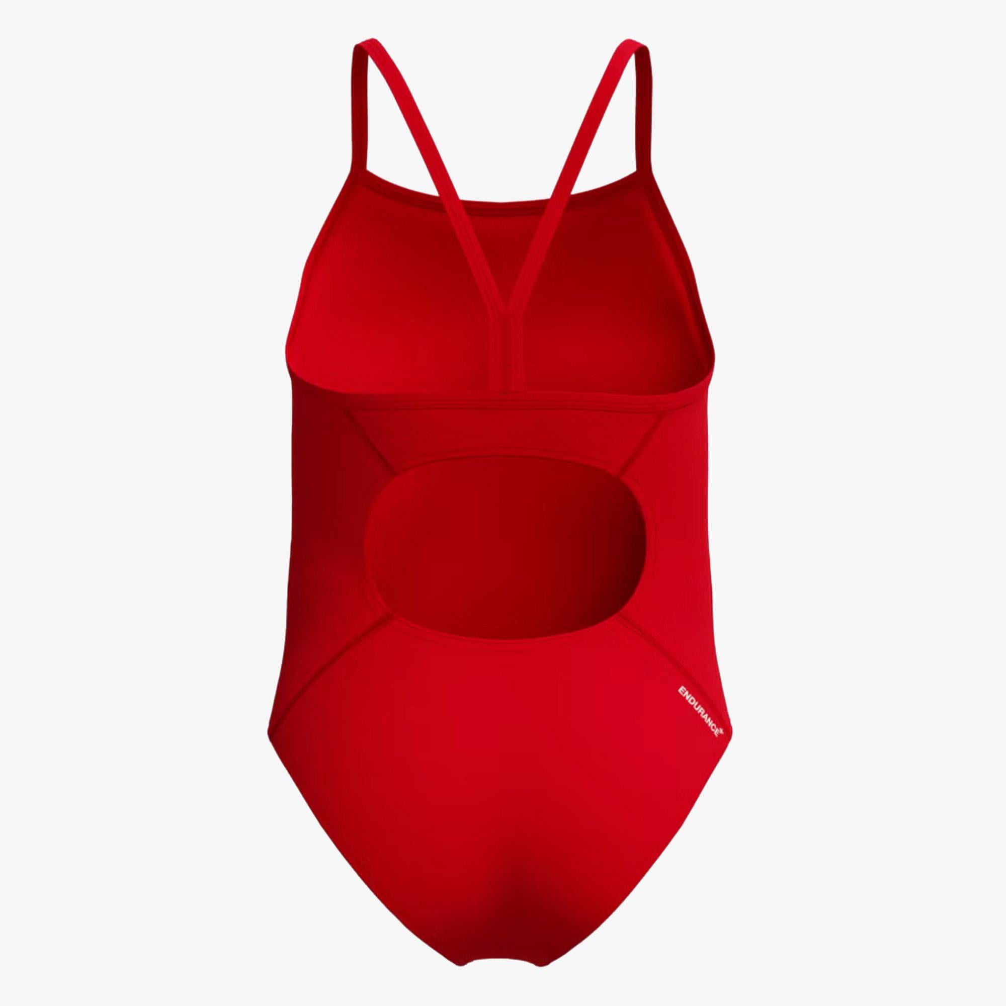 Speedo  End+ Logo Kadın Kırmızı Mayo