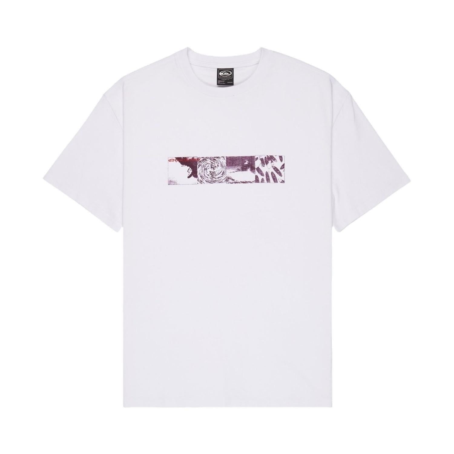 Quiksilver Mercury Vortex Erkek Beyaz Tişört