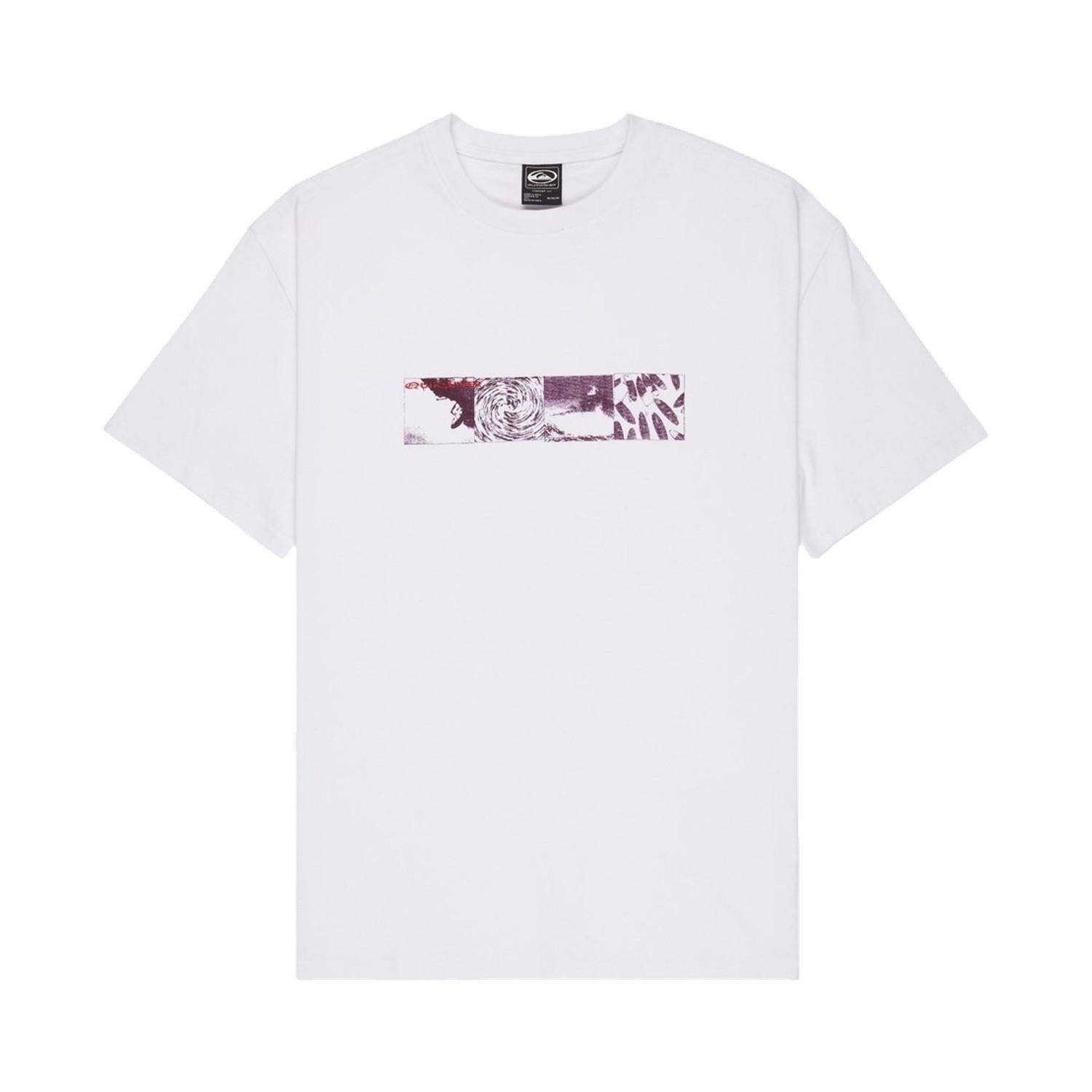 Quiksilver Mercury Vortex Erkek Beyaz Tişört