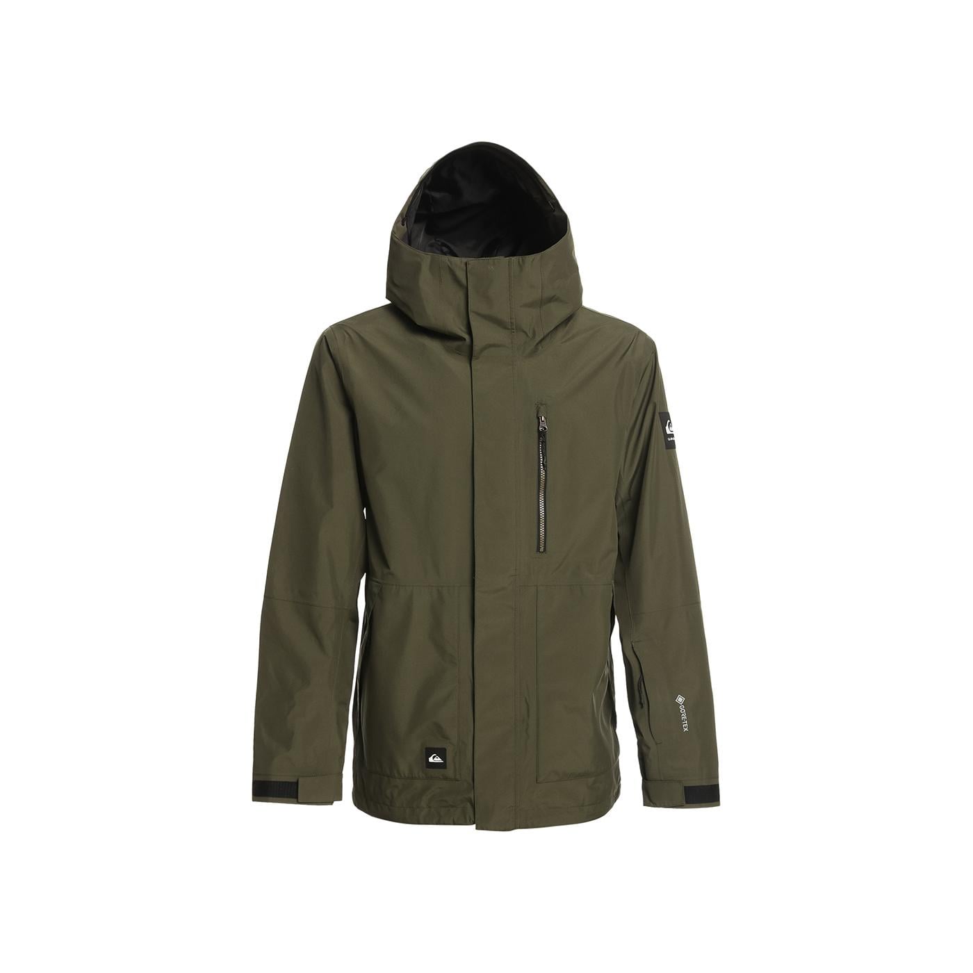 Quiksilver Mission Gore-Tex Erkek Yeşil Snowboard Ceketi