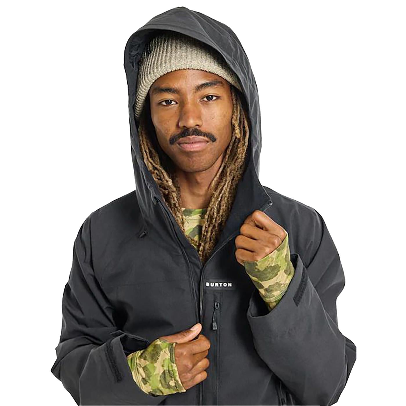 Burton Lodgepole Erkek Siyah Snowboard Ceketi