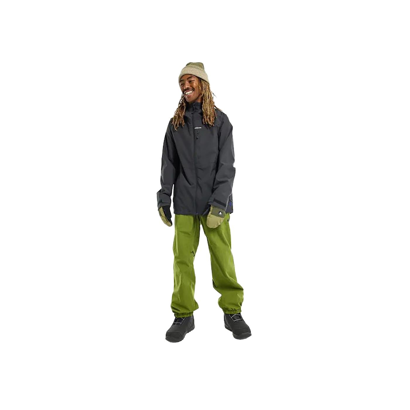 Burton Lodgepole Erkek Siyah Snowboard Ceketi