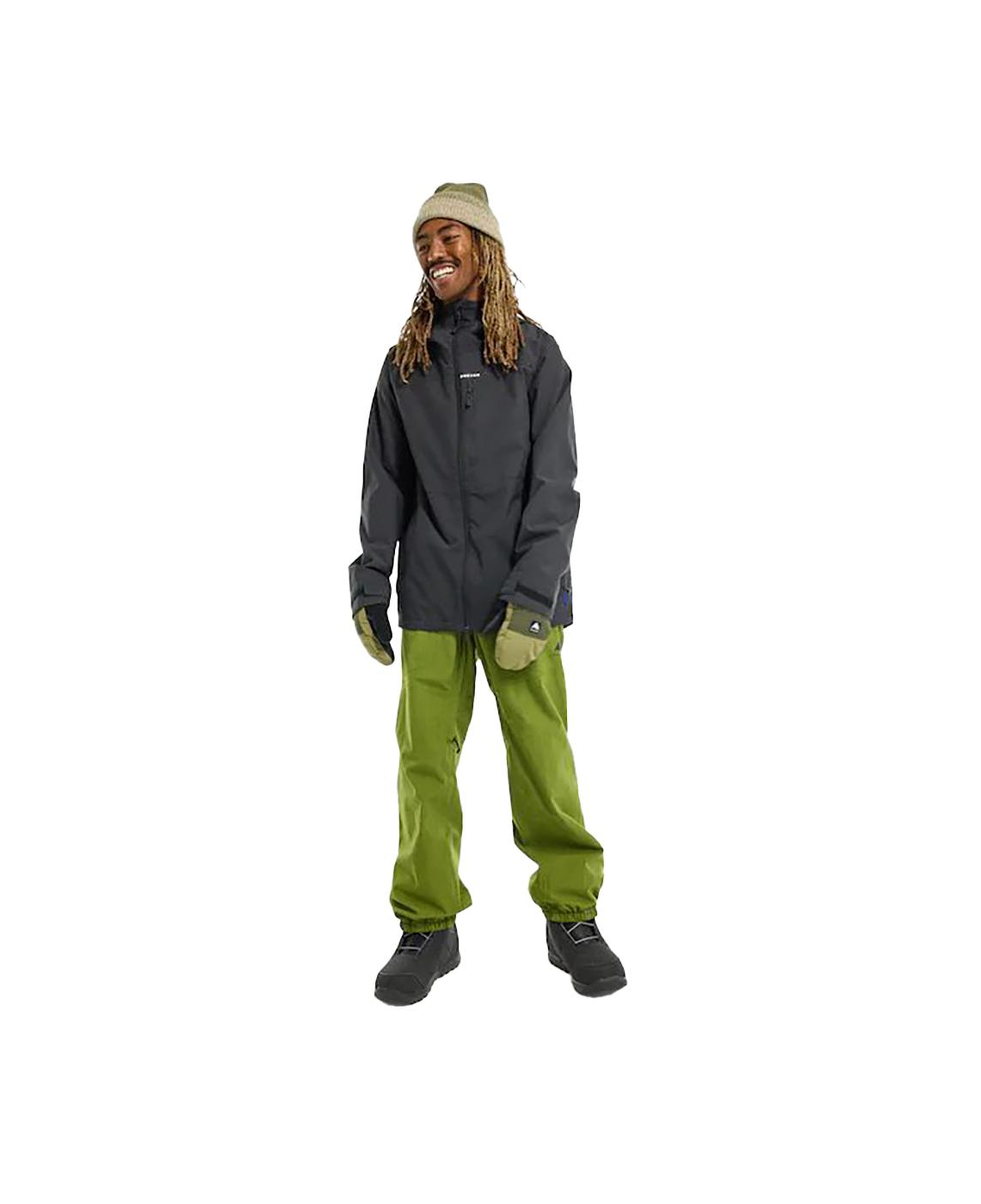 Burton Lodgepole Erkek Siyah Snowboard Ceketi