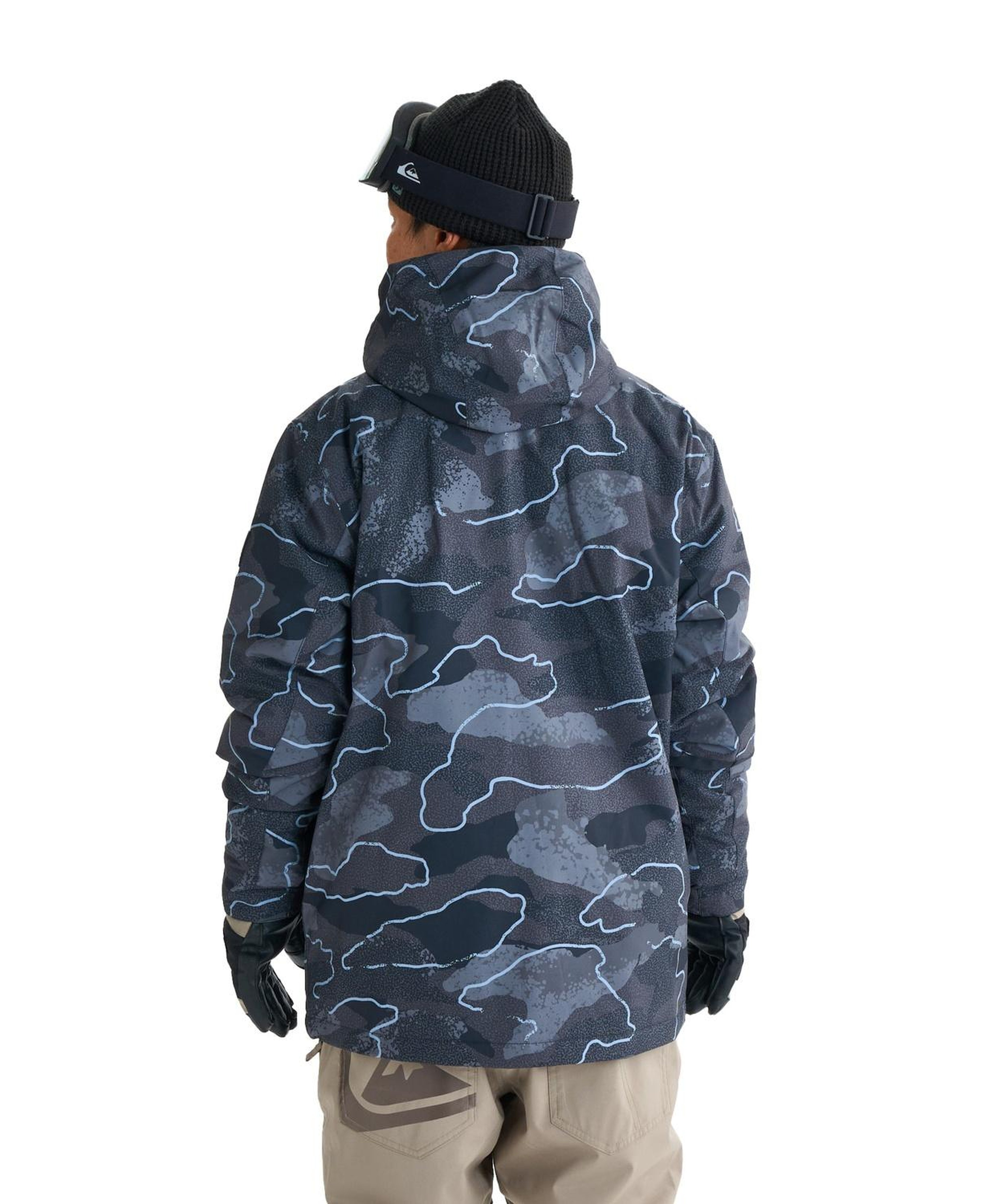 Quiksilver Mission Printed Block Erkek Snowboard Ceketi