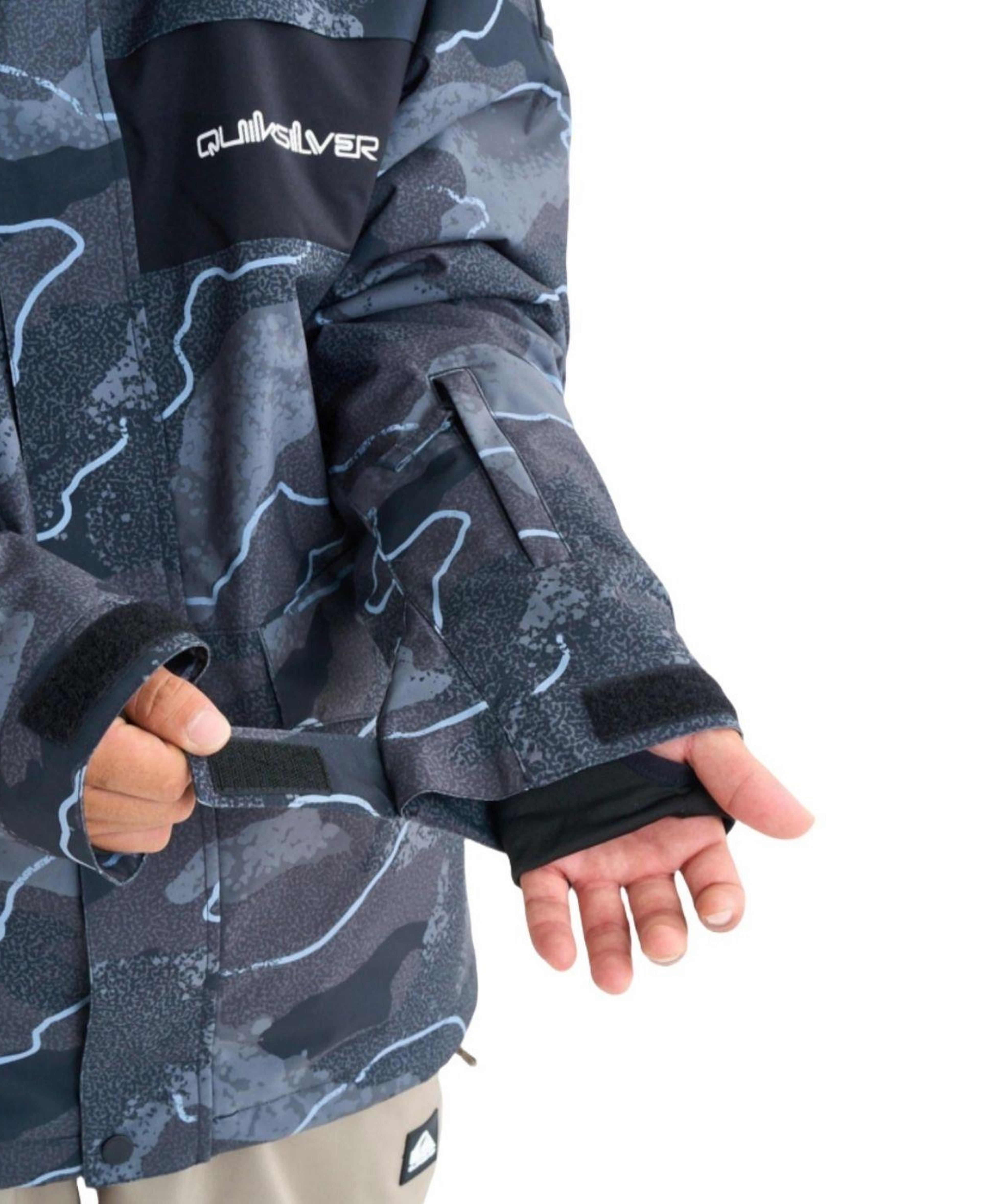Quiksilver Mission Printed Block Erkek Snowboard Ceketi