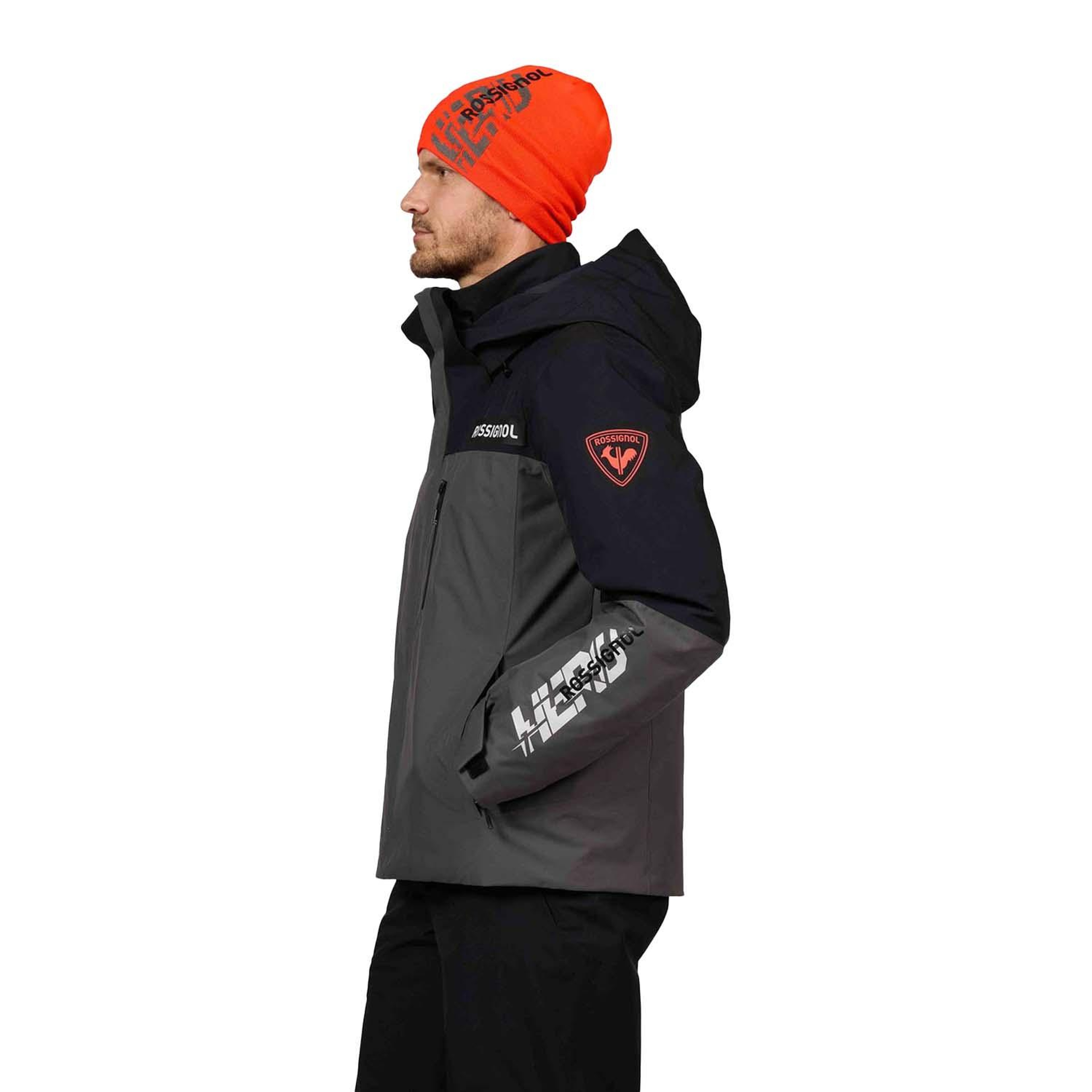 Rossignol Hero Velika Insulated Erkek Gri Kayak Ceketi