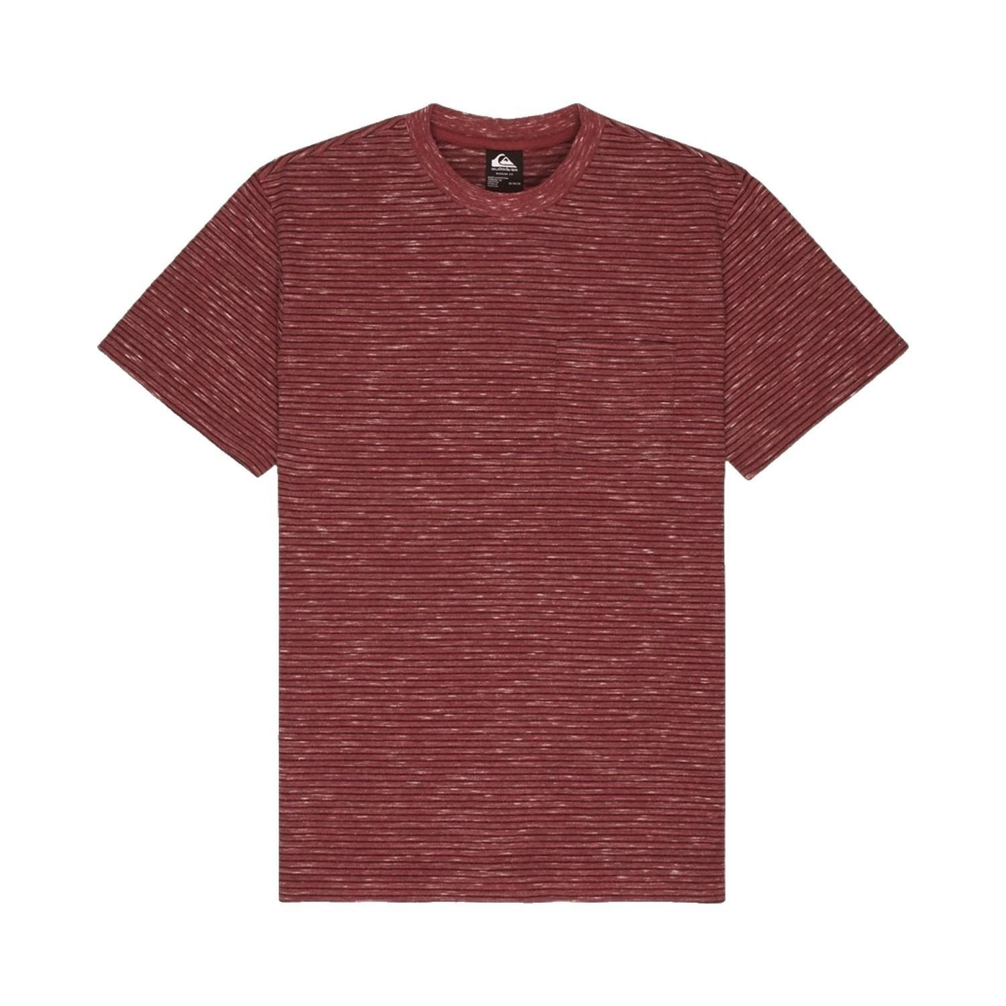 Quiksilver Lopaz Striped Erkek Kırmızı Tişört