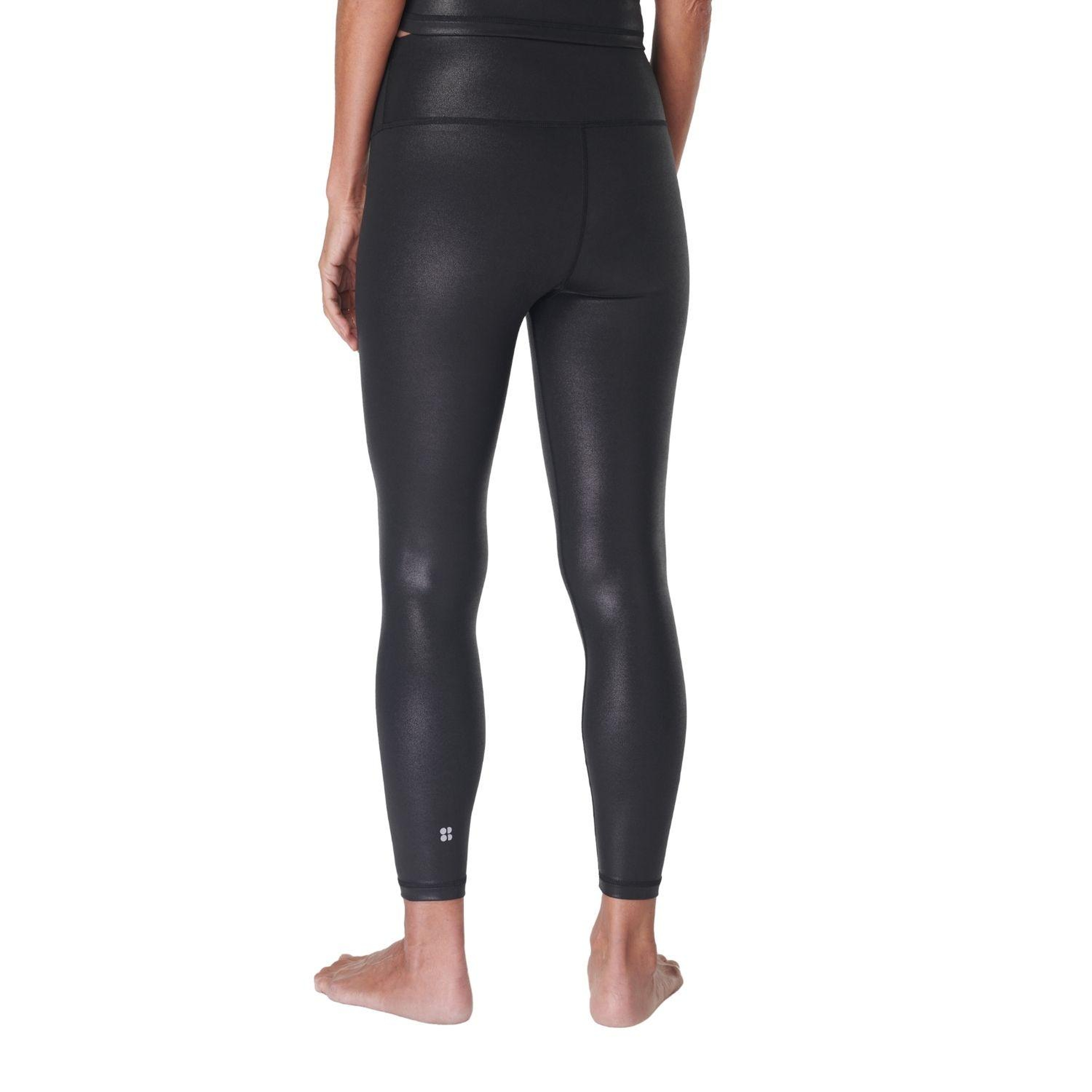 Sweaty Betty Glow Shine 78 Legging Kadın Siyah Tayt