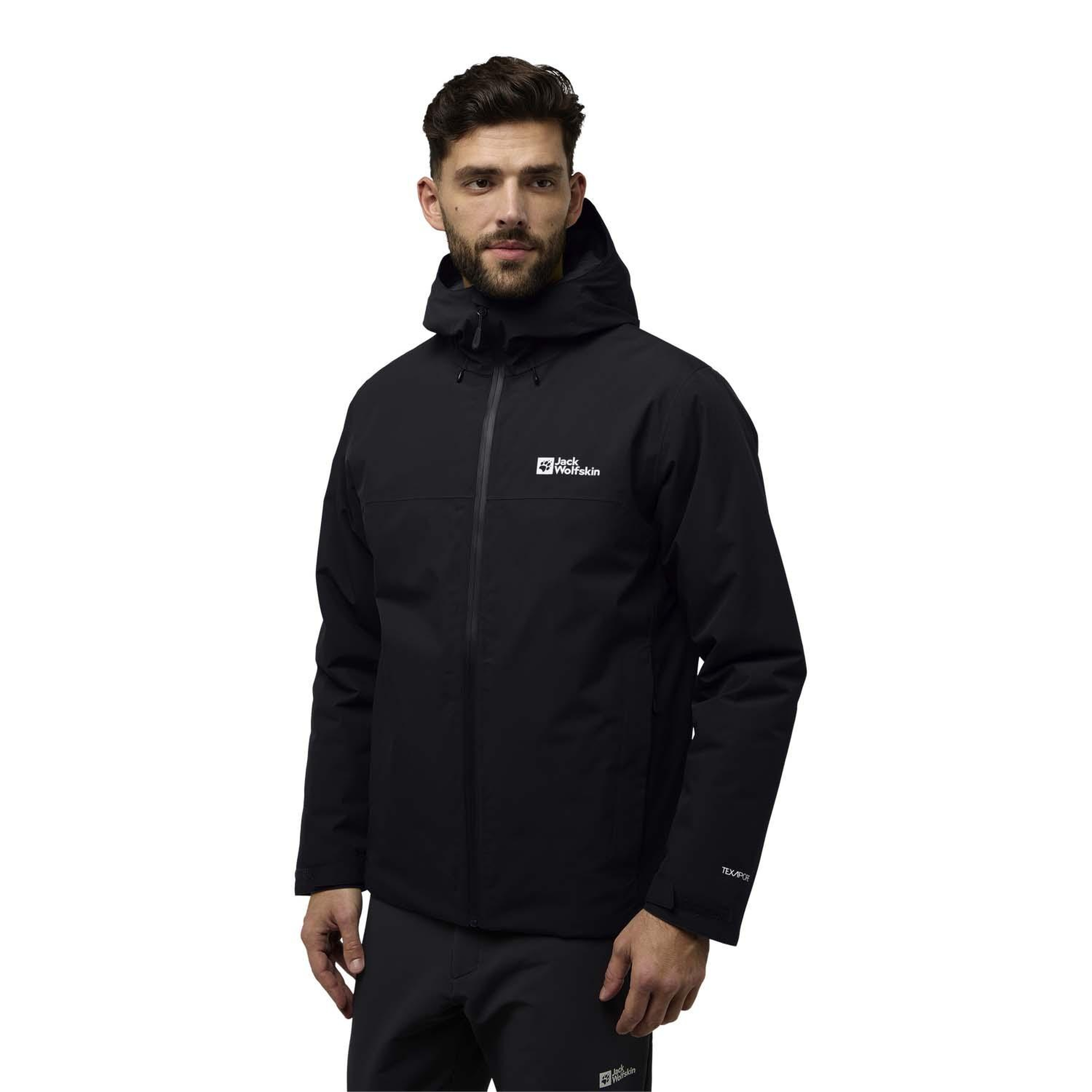 Jack Wolfskin Wisper Ins Erkek Siyah Outdoor Ceketi