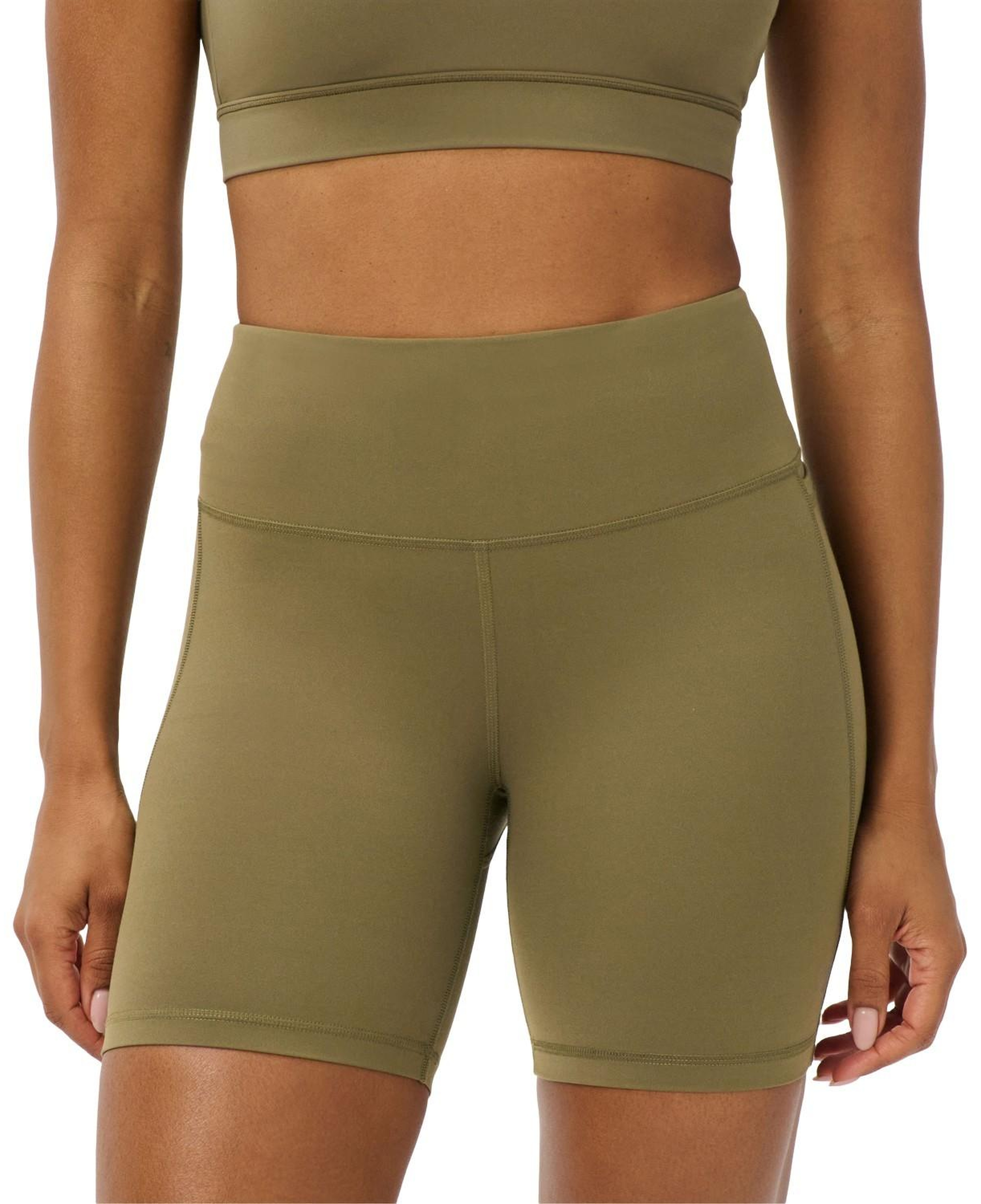 Sweaty Betty Ultimate Studio 6 Shorts Kadın Haki Şort