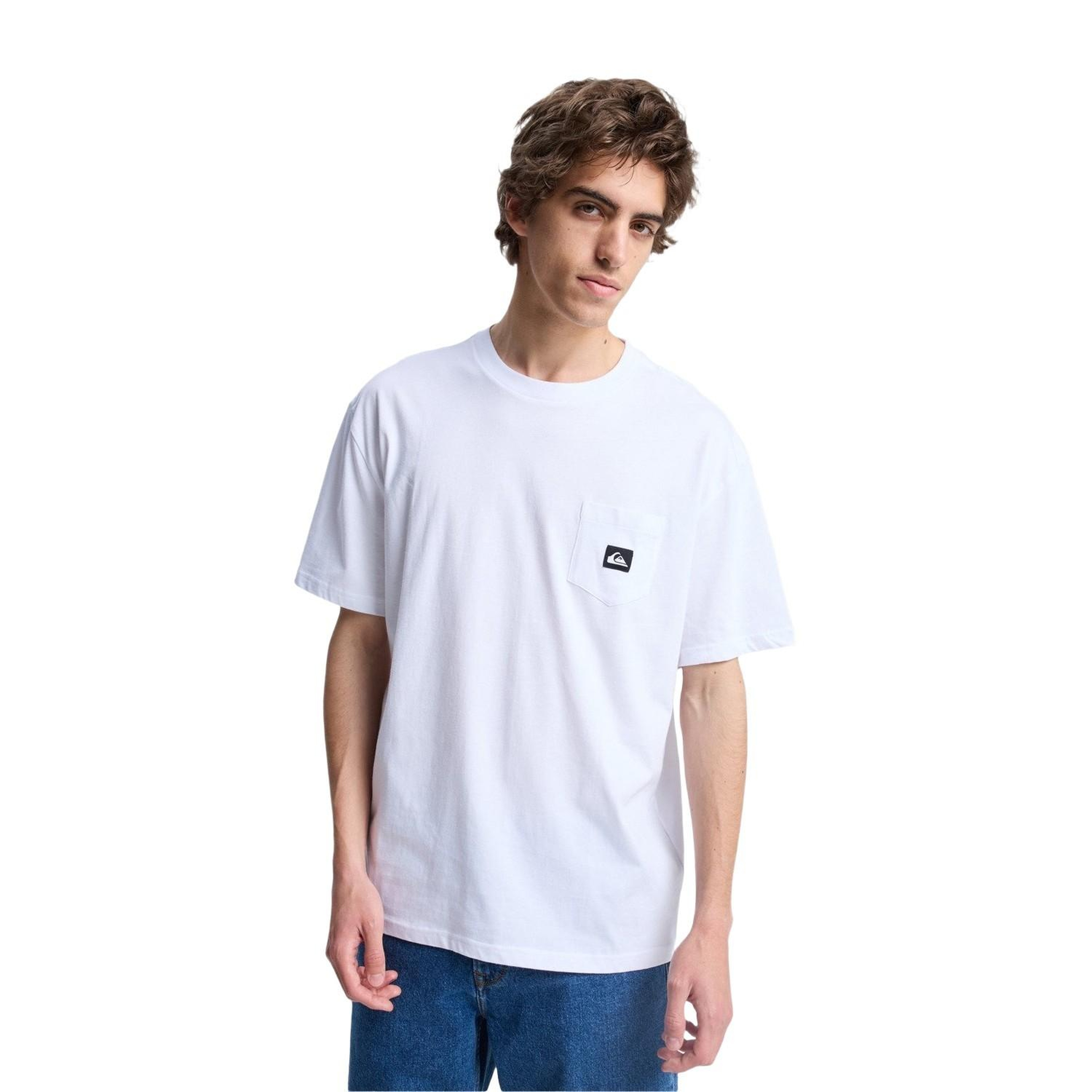 Quiksilver Salt Water Pock Erkek Beyaz Tişört