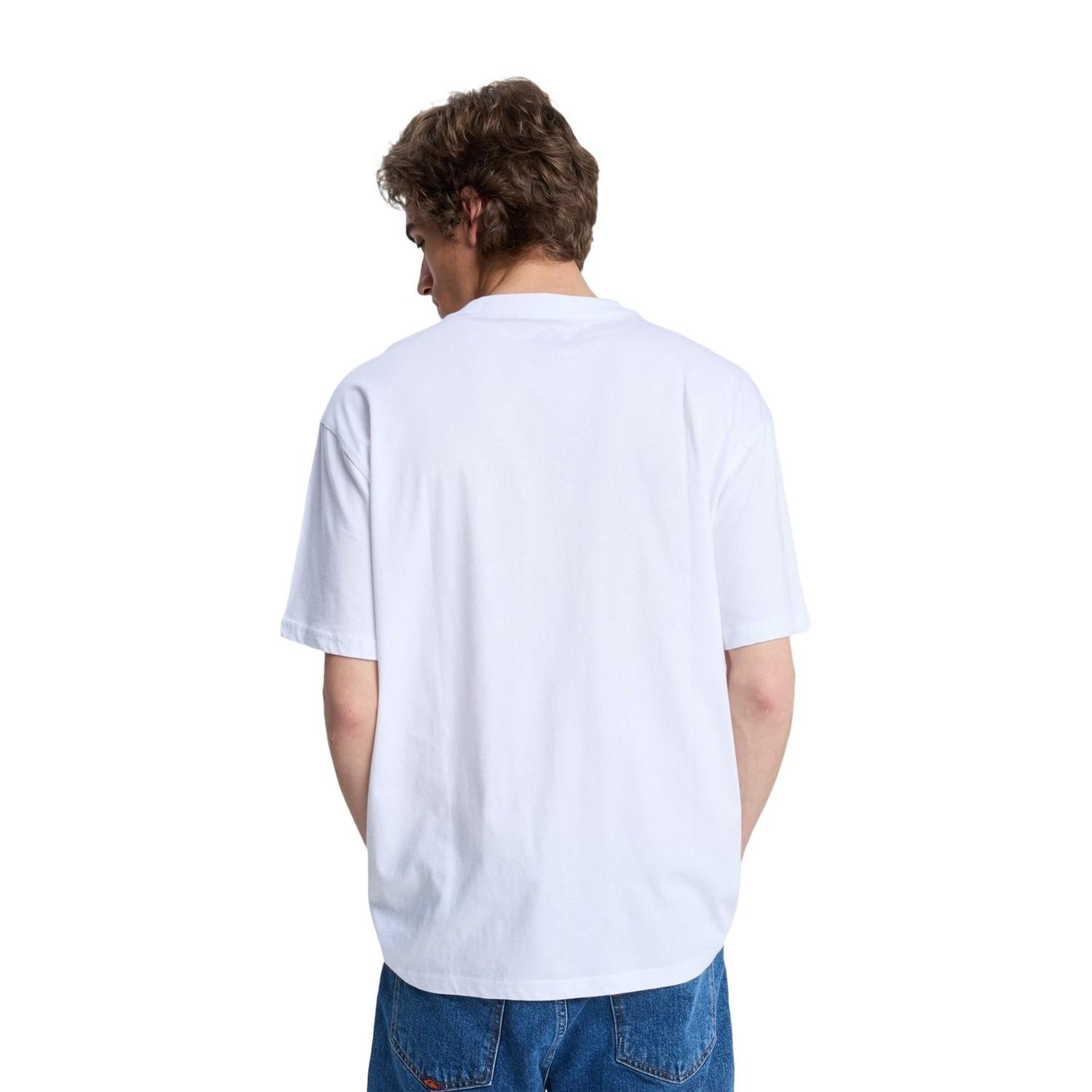 Quiksilver Salt Water Pock Erkek Beyaz Tişört
