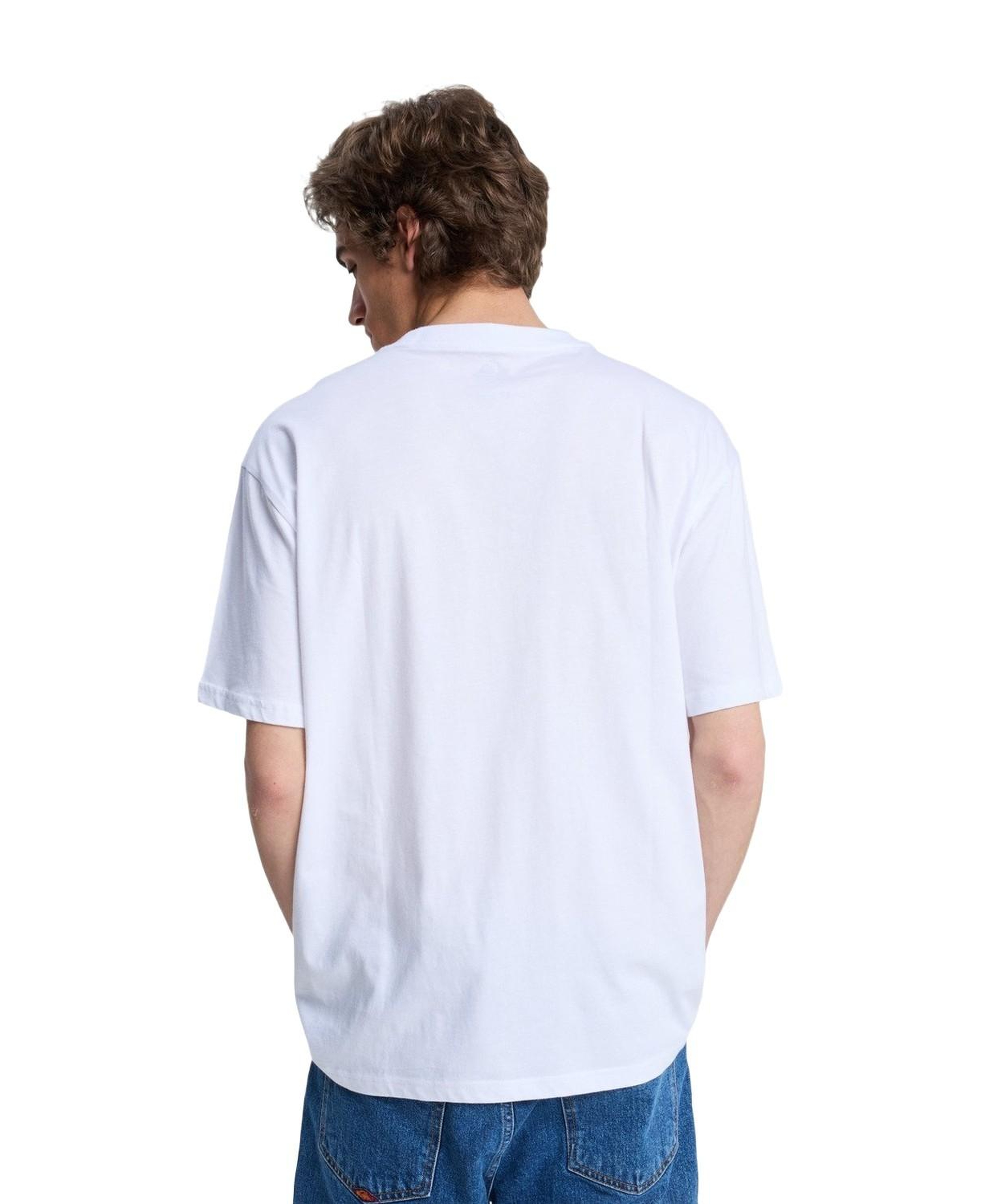 Quiksilver Salt Water Pock Erkek Beyaz Tişört