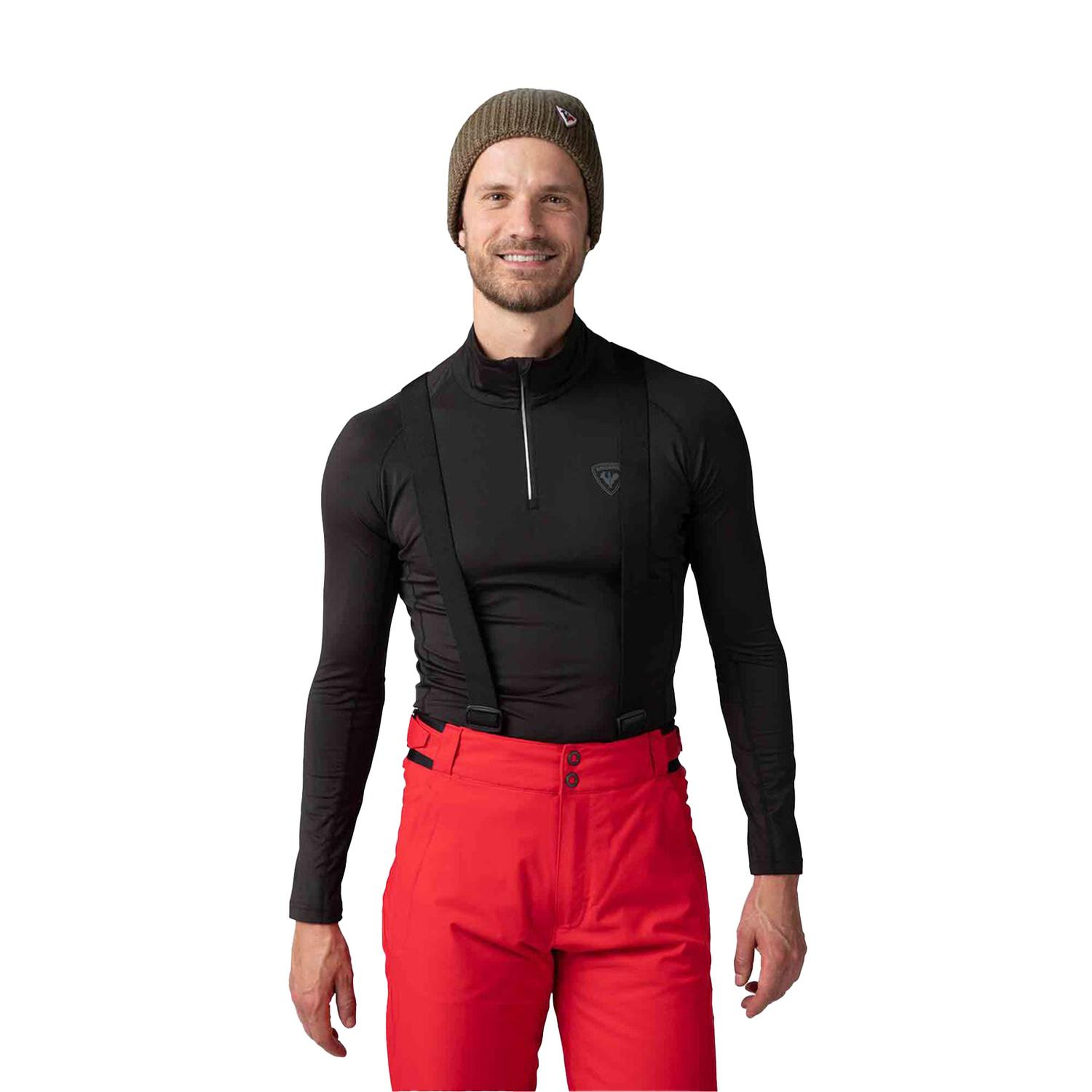 Rossignol Classique 12 Zip Erkek Siyah İçlik Üst