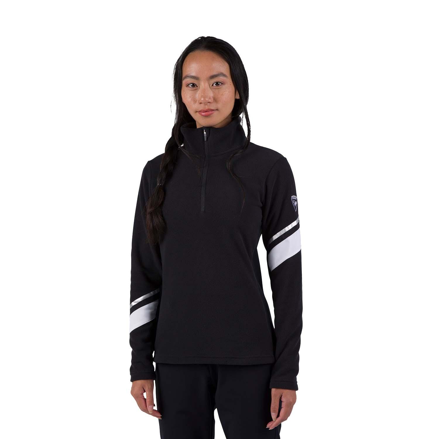 Rossignol Strawpile Fleece Hz Kadın Siyah İçlik Üst