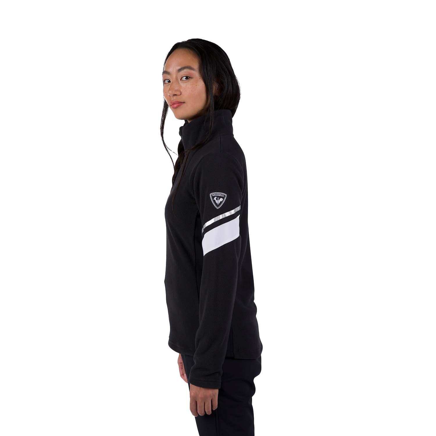 Rossignol Strawpile Fleece Hz Kadın Siyah İçlik Üst