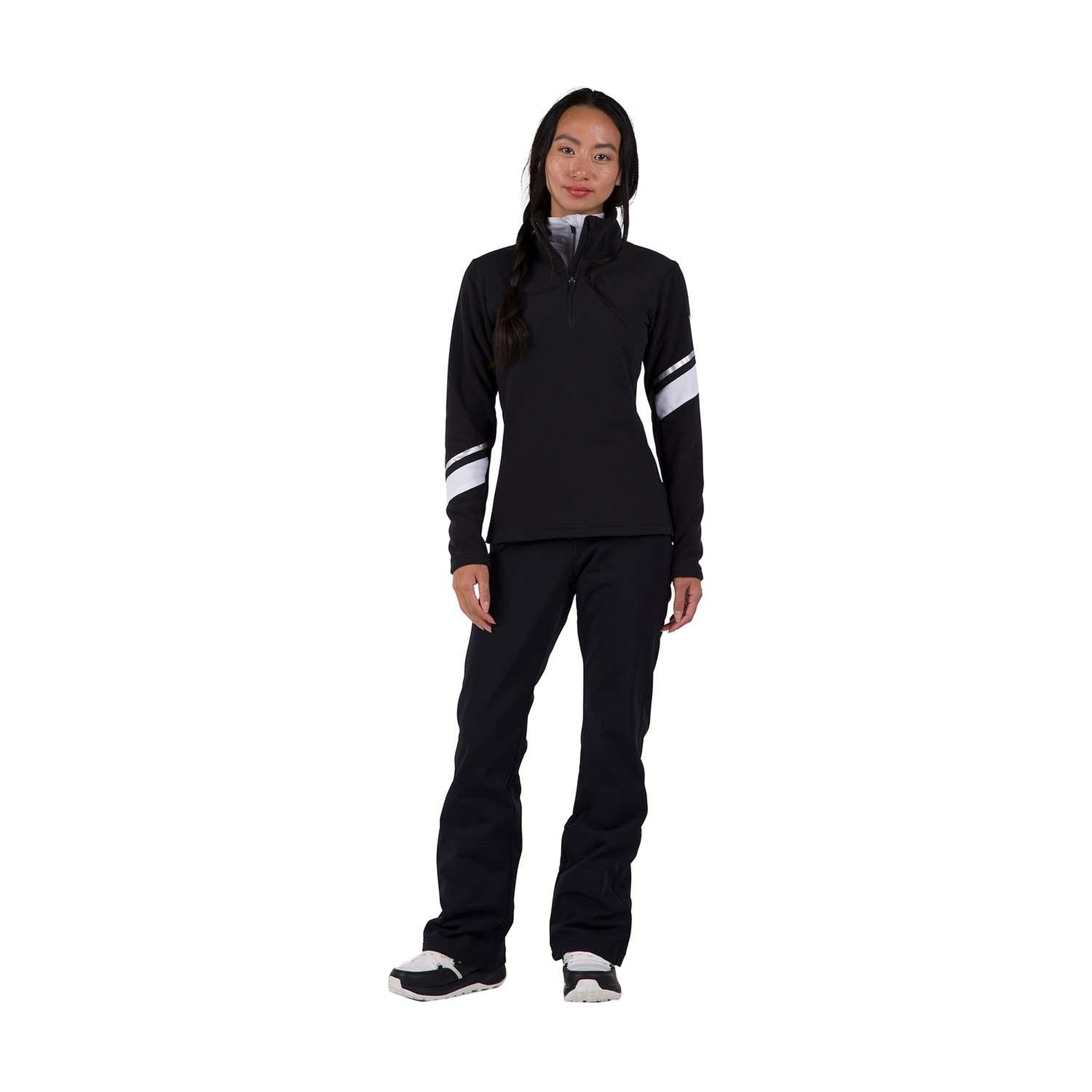 Rossignol Strawpile Fleece Hz Kadın Siyah İçlik Üst
