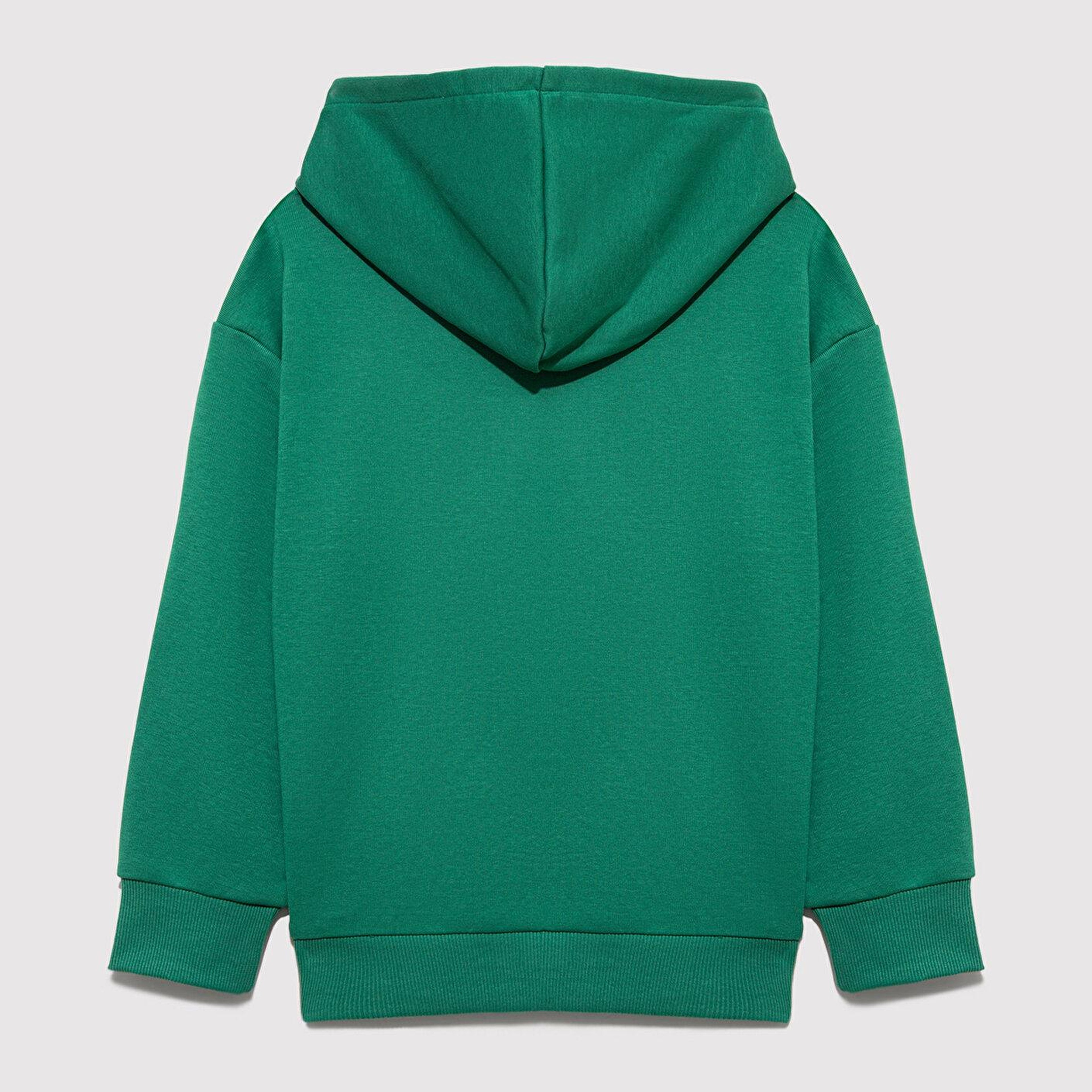 Mavi Mavi Logo Baskılı Yeşil Sweatshirt 6S10143-71697