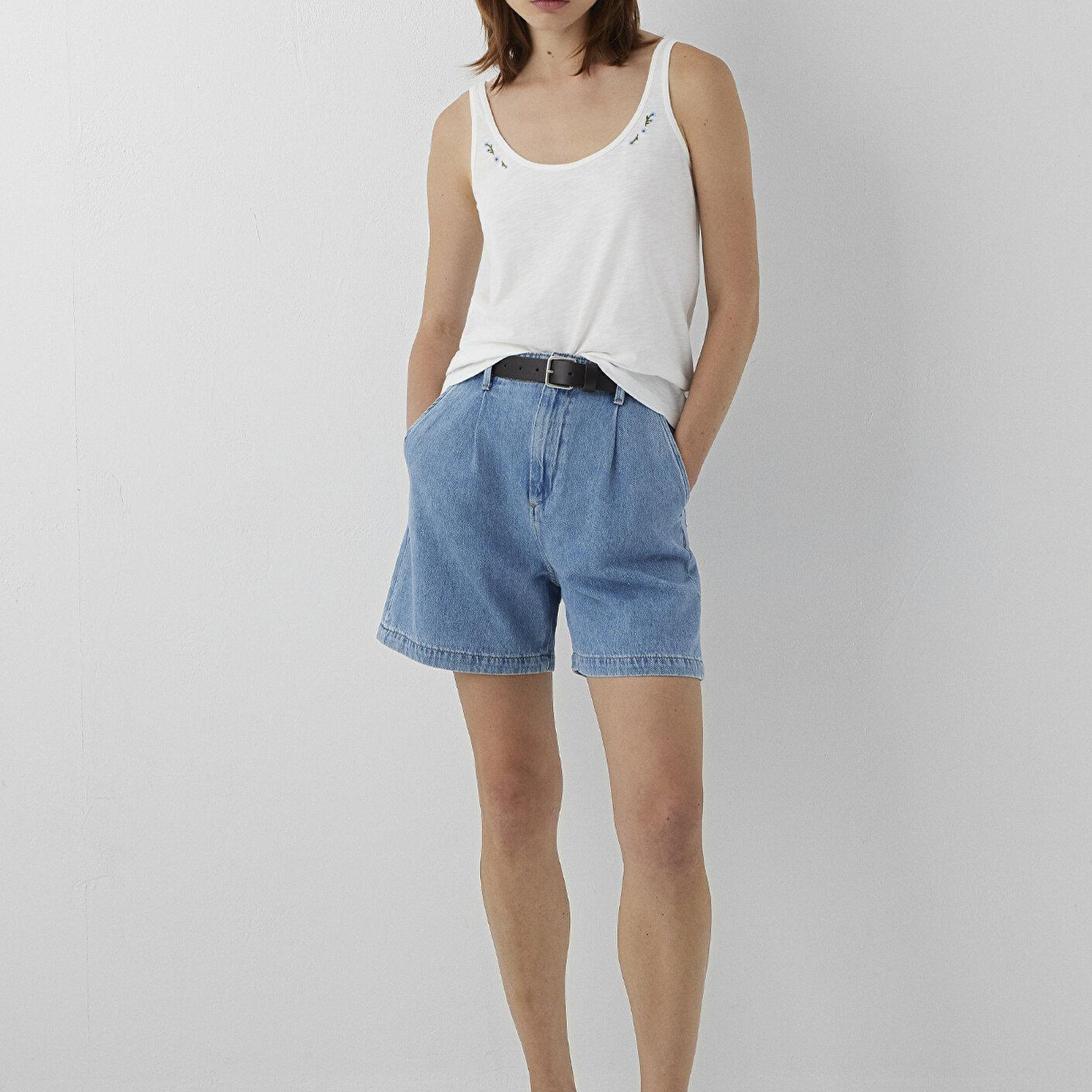 Mavi Mandy Maviterrenean Indigo Mavisi Jean Şort 1410121-A3905