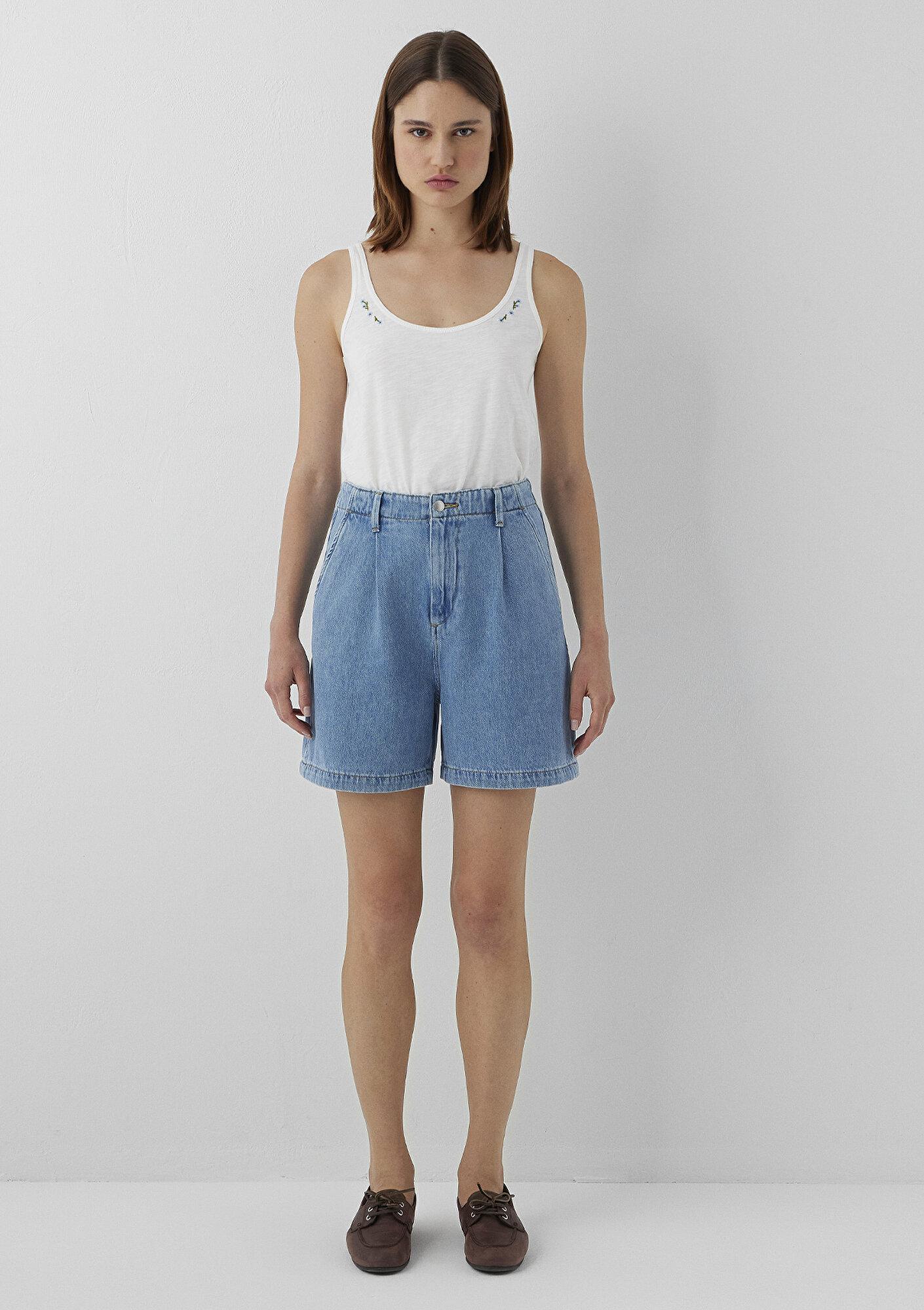 Mavi Mandy Maviterrenean Indigo Mavisi Jean Şort 1410121-A3905