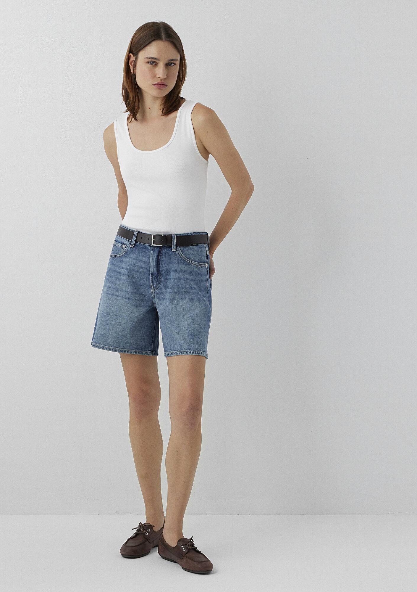 Mavi SIENA SHORT Classic Denim Vintage Indigo Mavisi Jean Şort 1421033-A3200