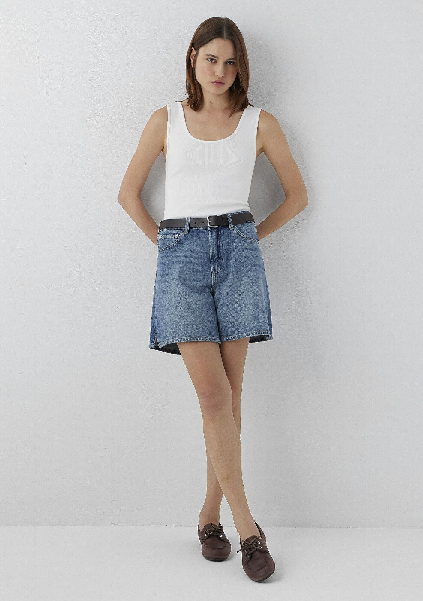 Mavi SIENA SHORT Classic Denim Vintage Indigo Mavisi Jean Şort 1421033-A3200
