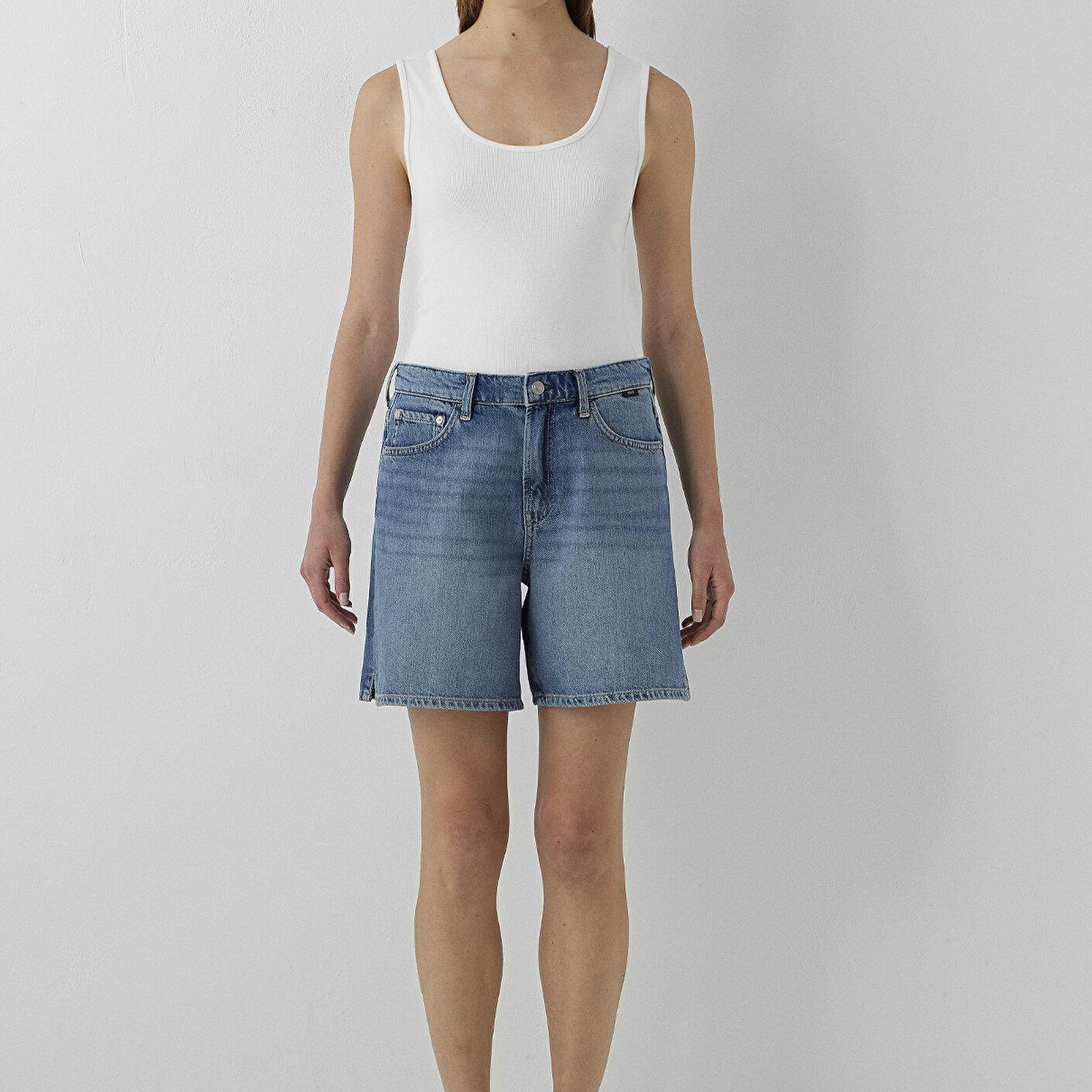 Mavi SIENA SHORT Classic Denim Vintage Indigo Mavisi Jean Şort 1421033-A3200