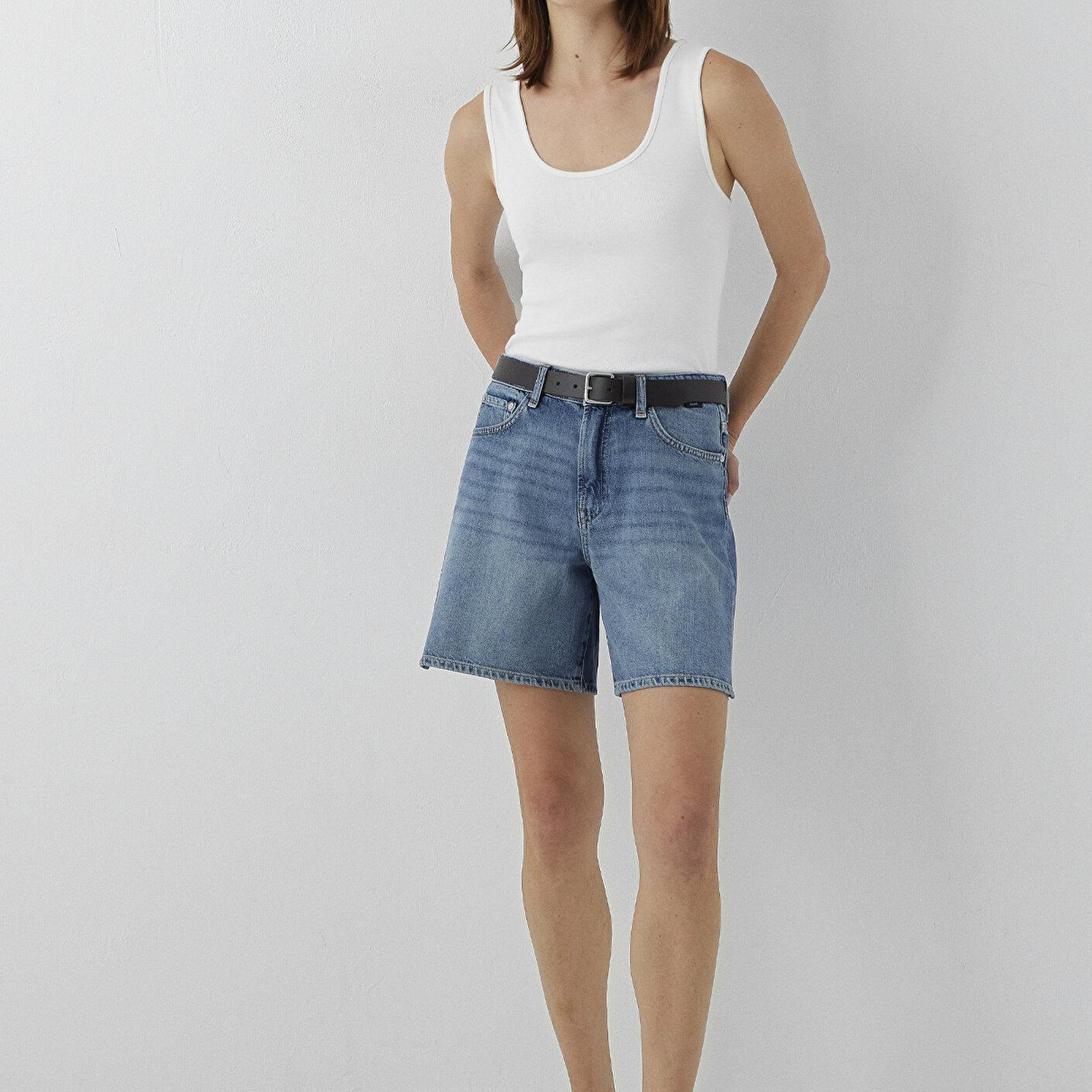 Mavi SIENA SHORT Classic Denim Vintage Indigo Mavisi Jean Şort 1421033-A3200