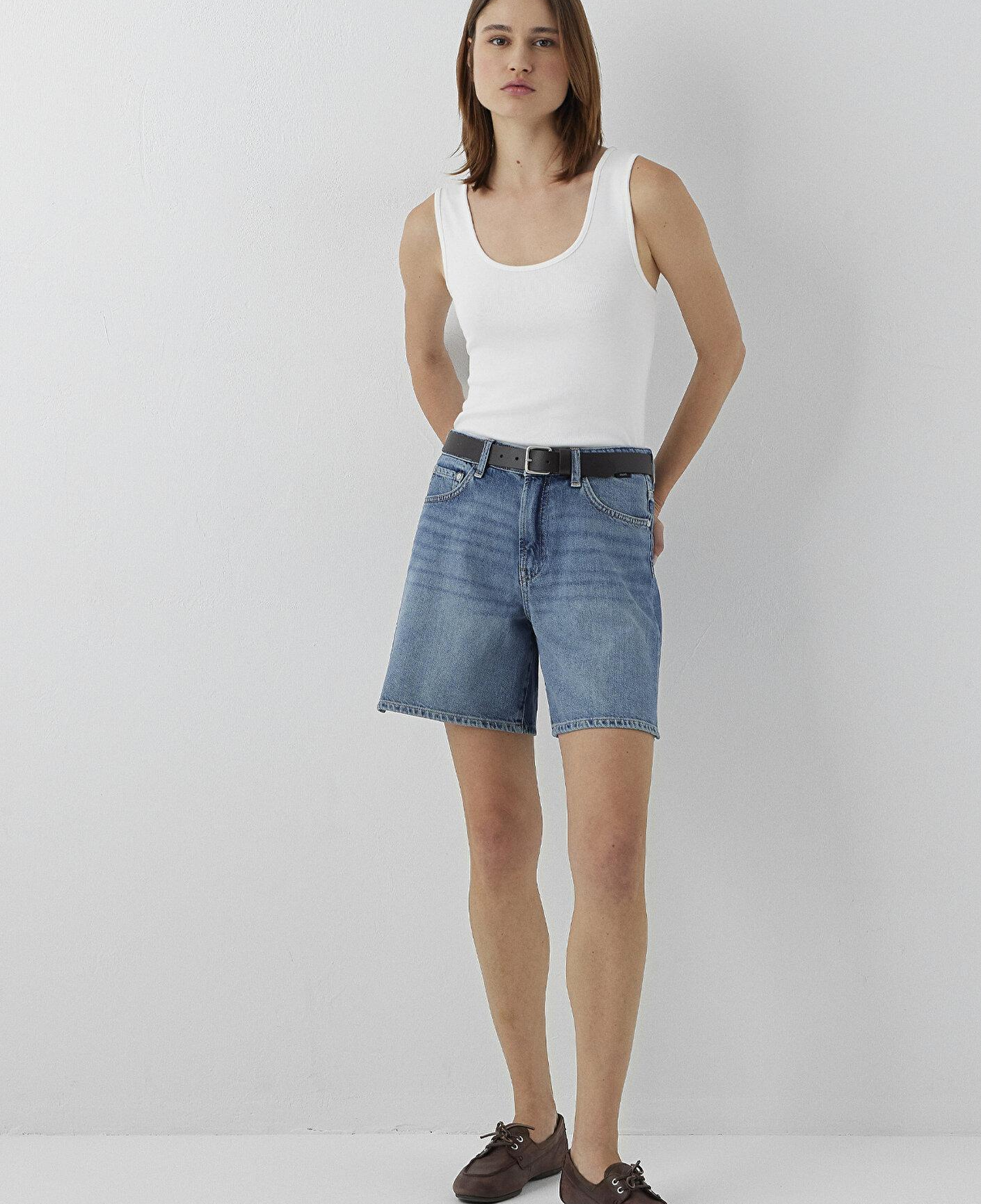 Mavi SIENA SHORT Classic Denim Vintage Indigo Mavisi Jean Şort 1421033-A3200