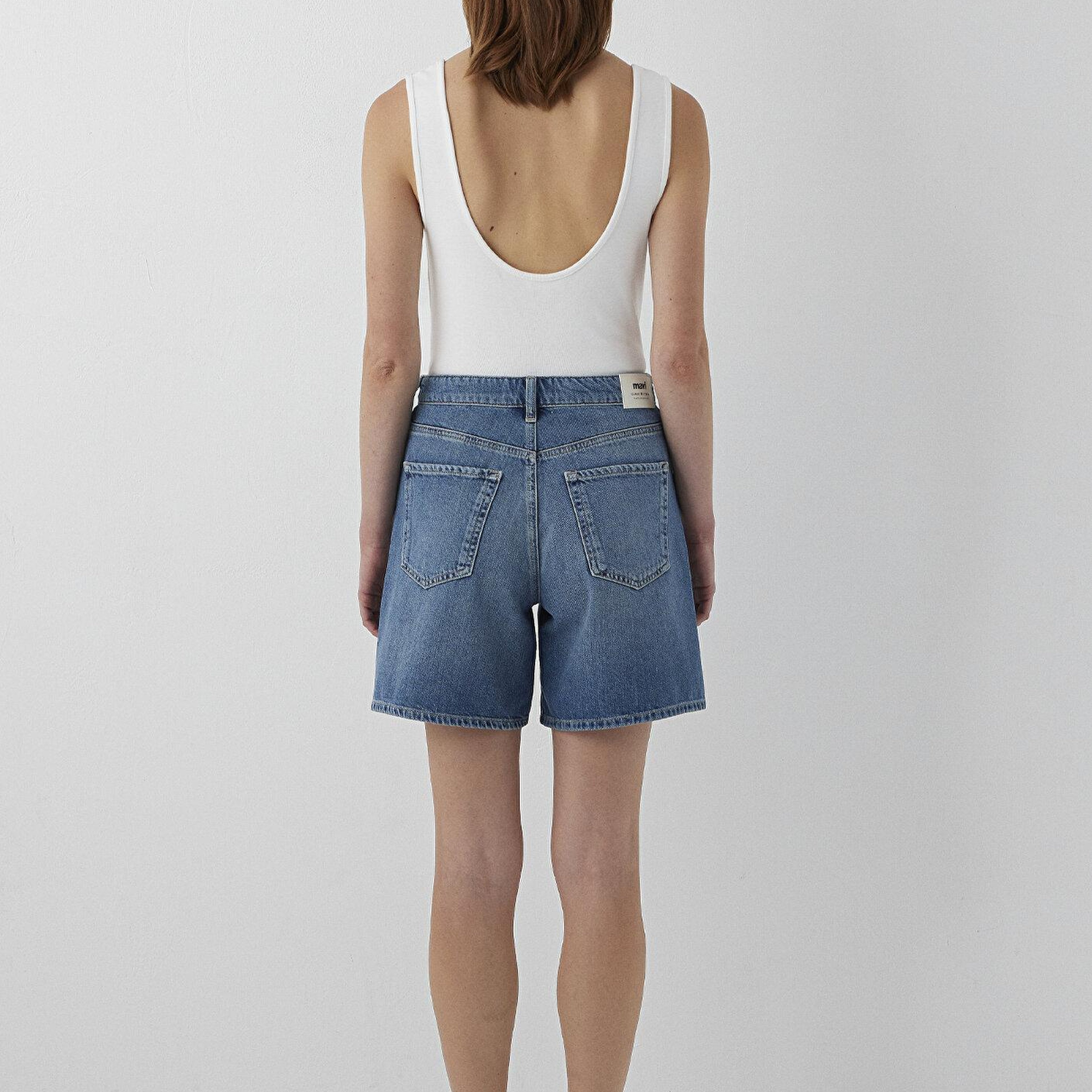 Mavi SIENA SHORT Classic Denim Vintage Indigo Mavisi Jean Şort 1421033-A3200