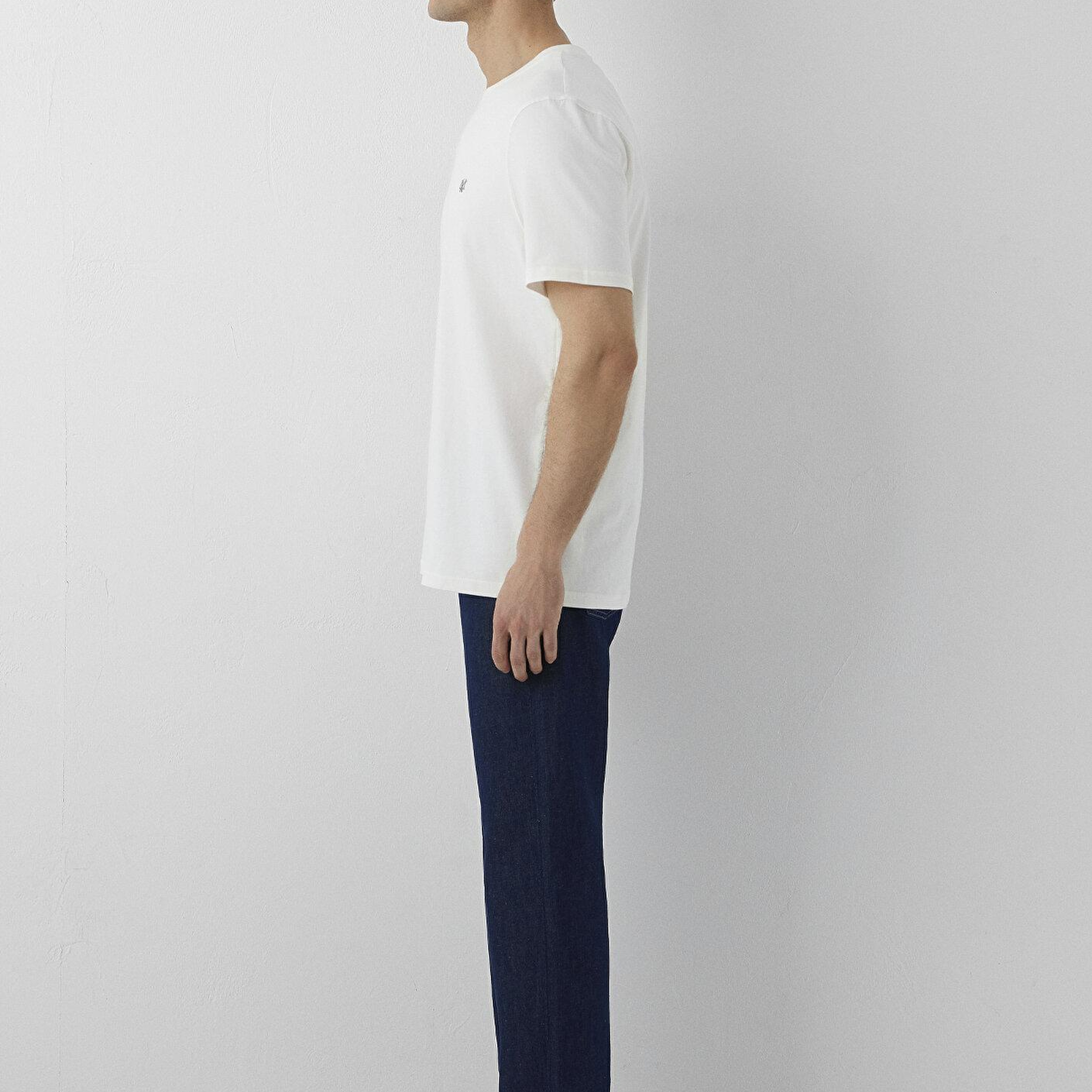 Mavi Gri Basic Tişört Regular Fit / Normal Kesim 0612736-71609