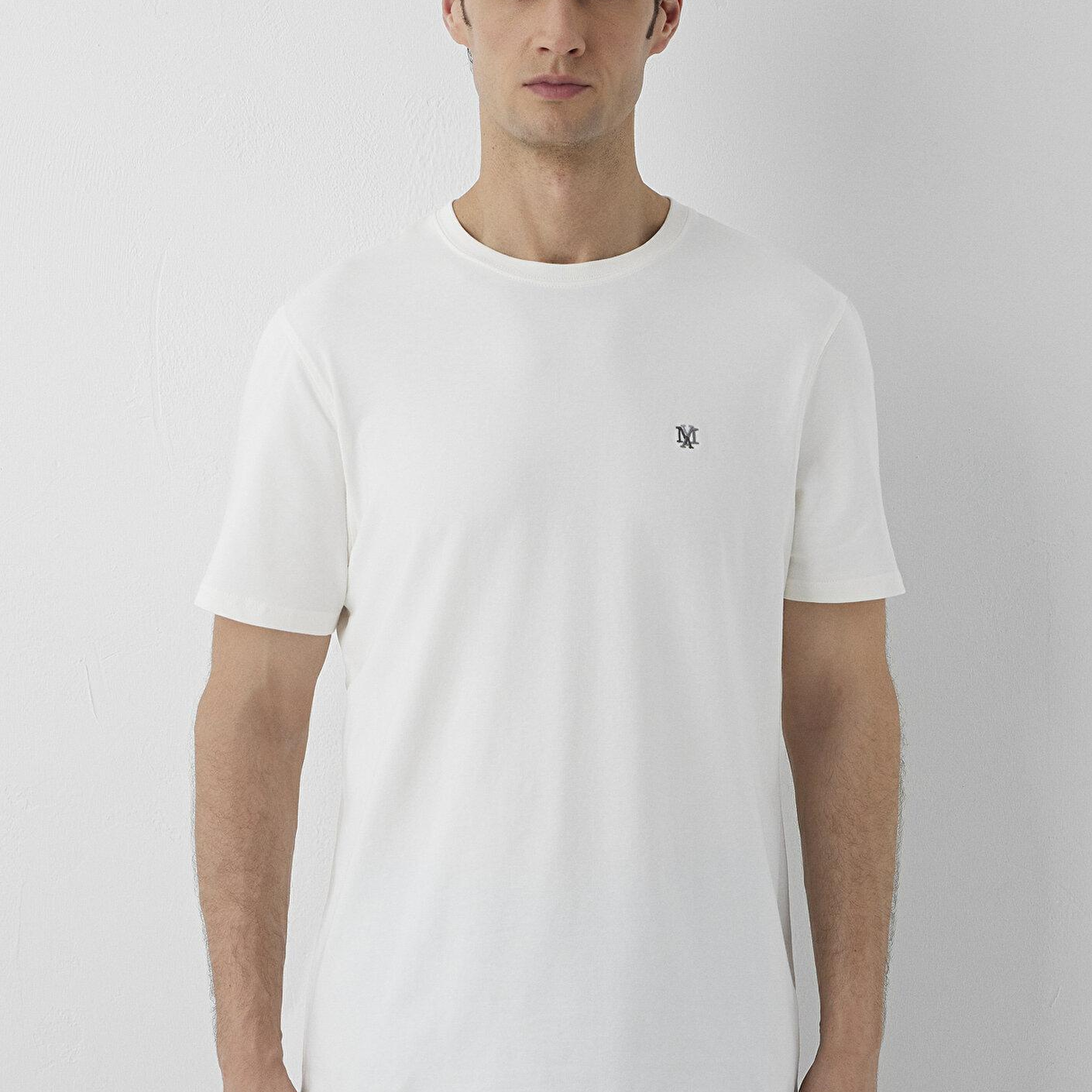 Mavi Gri Basic Tişört Regular Fit / Normal Kesim 0612736-71609