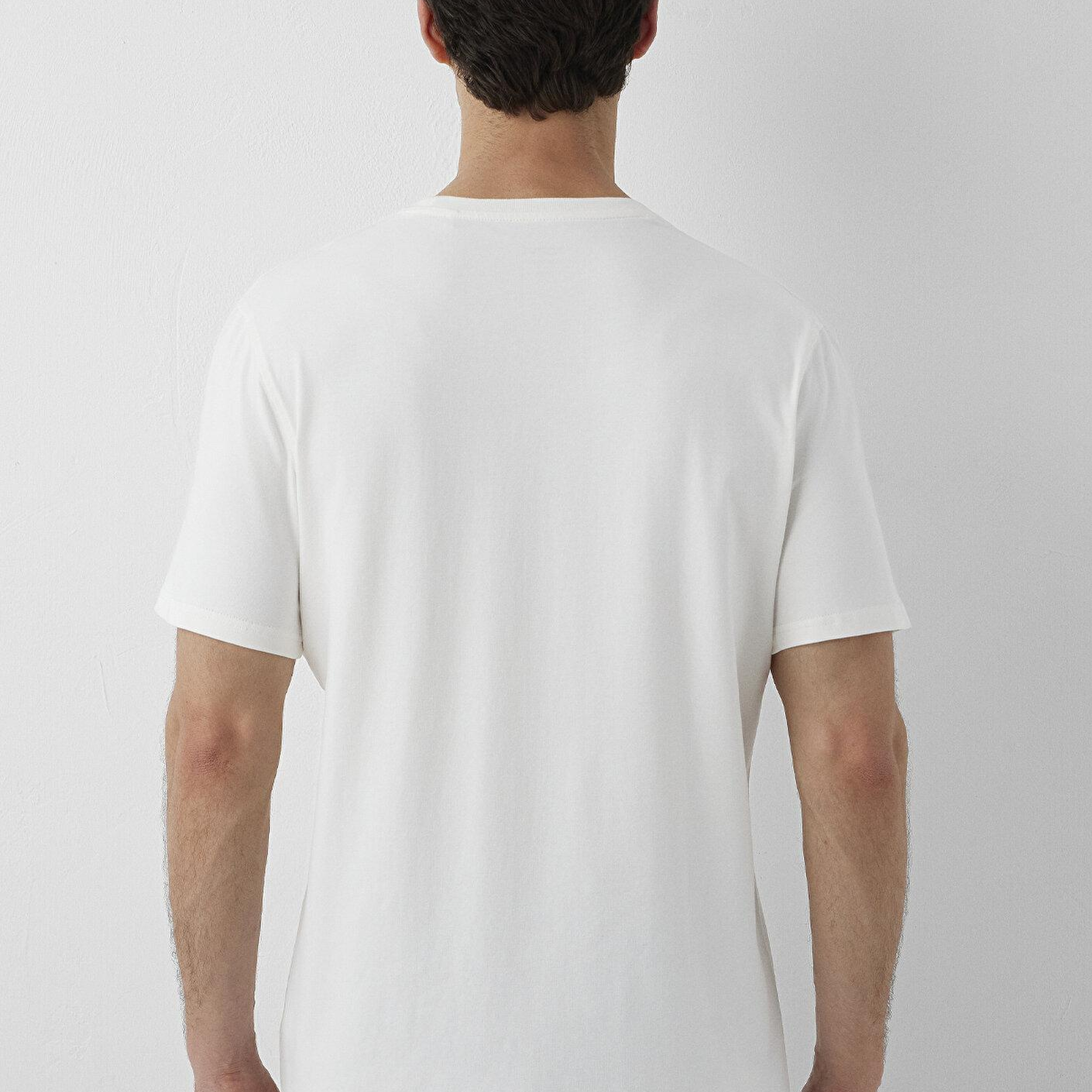 Mavi Gri Basic Tişört Regular Fit / Normal Kesim 0612736-71609