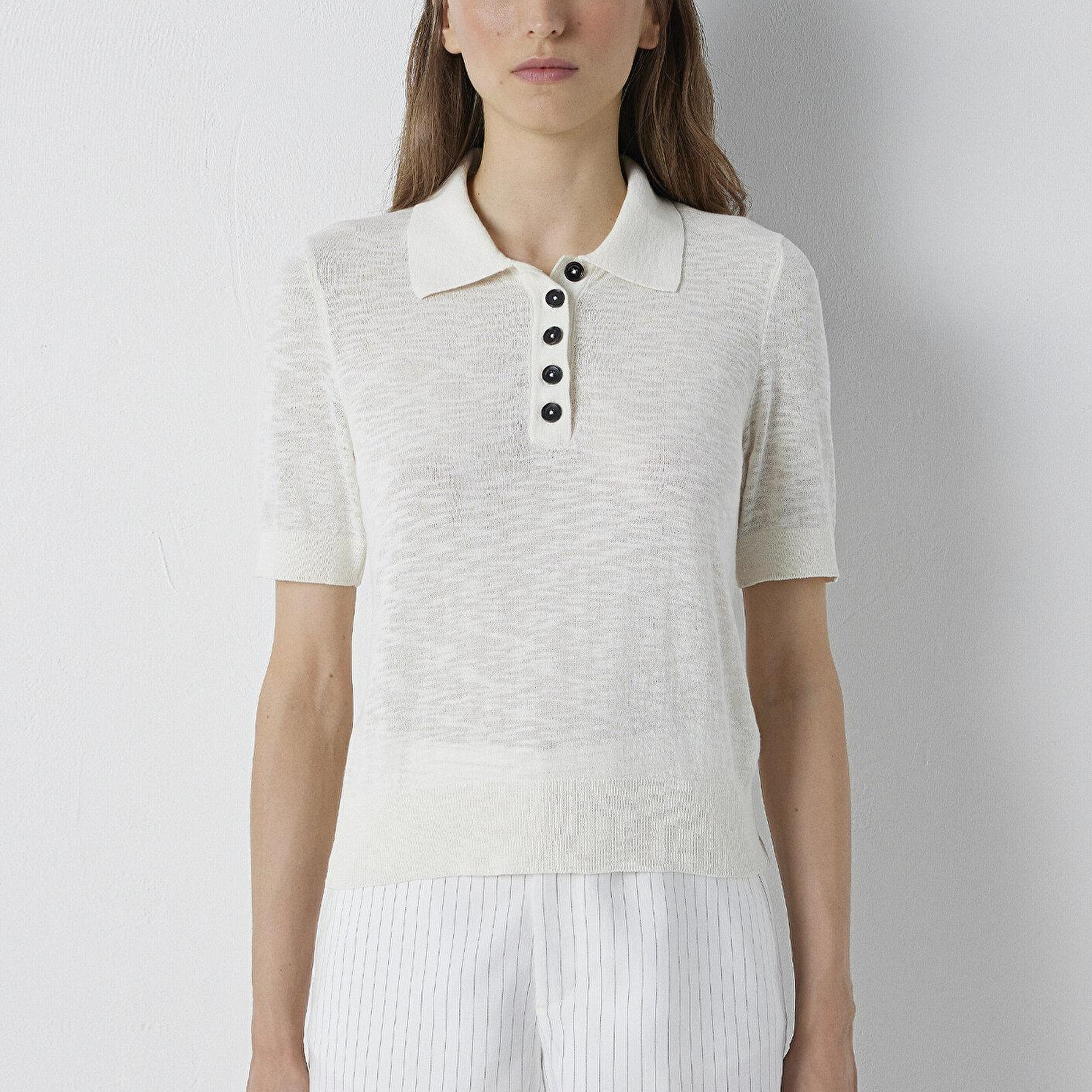Mavi Ekru Triko Slim Fit / Dar Kesim 1710963-70048