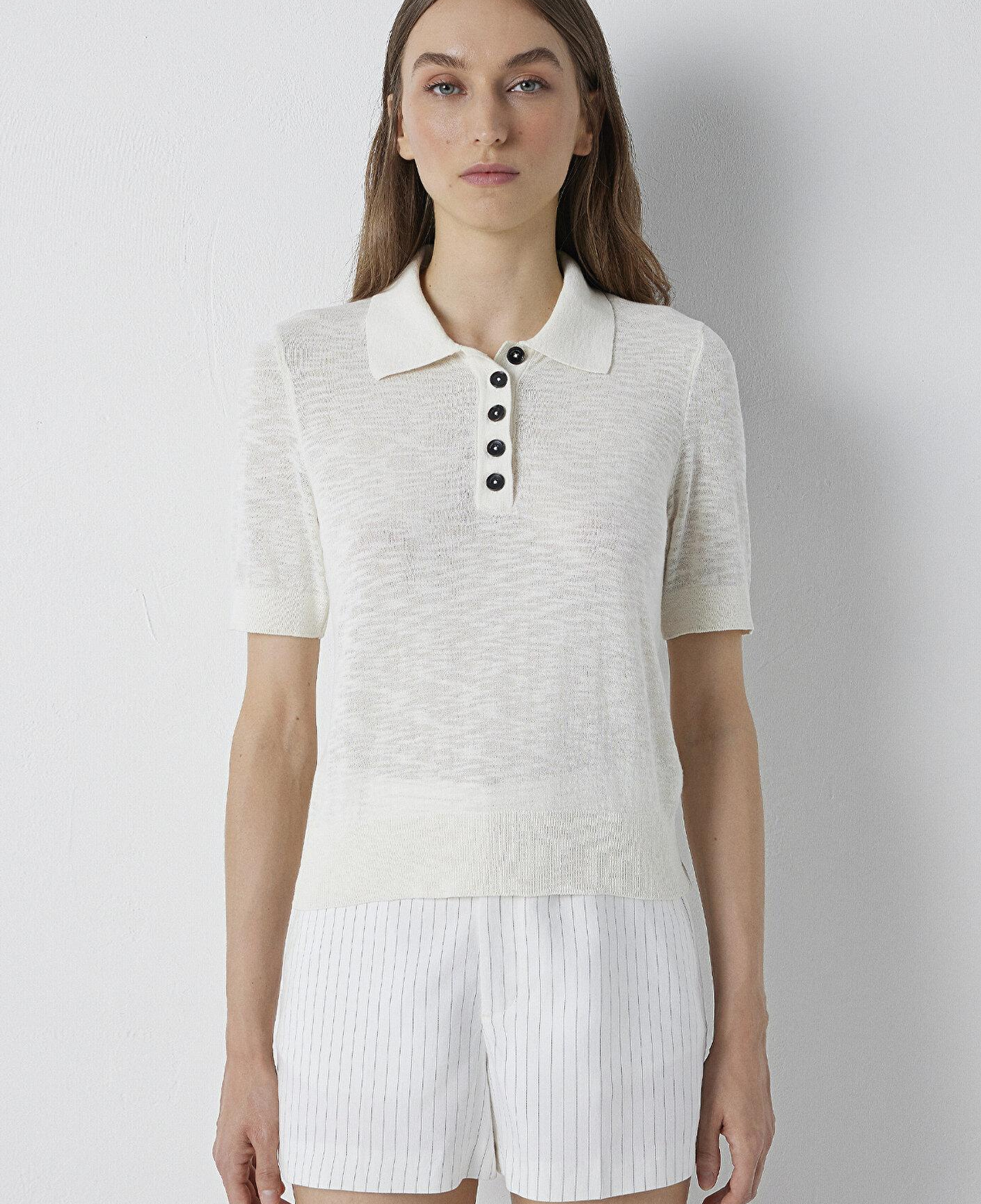 Mavi Ekru Triko Slim Fit / Dar Kesim 1710963-70048