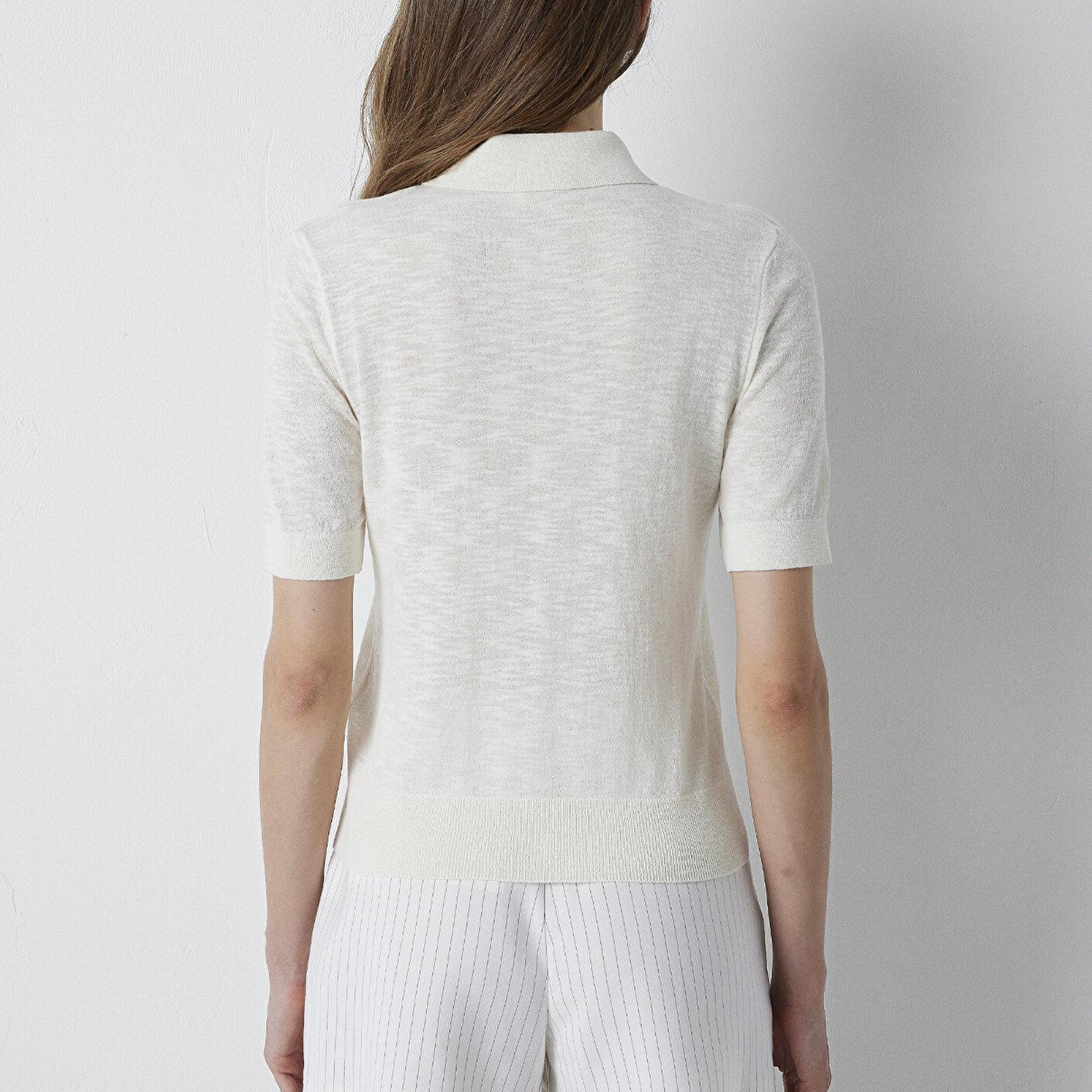 Mavi Ekru Triko Slim Fit / Dar Kesim 1710963-70048