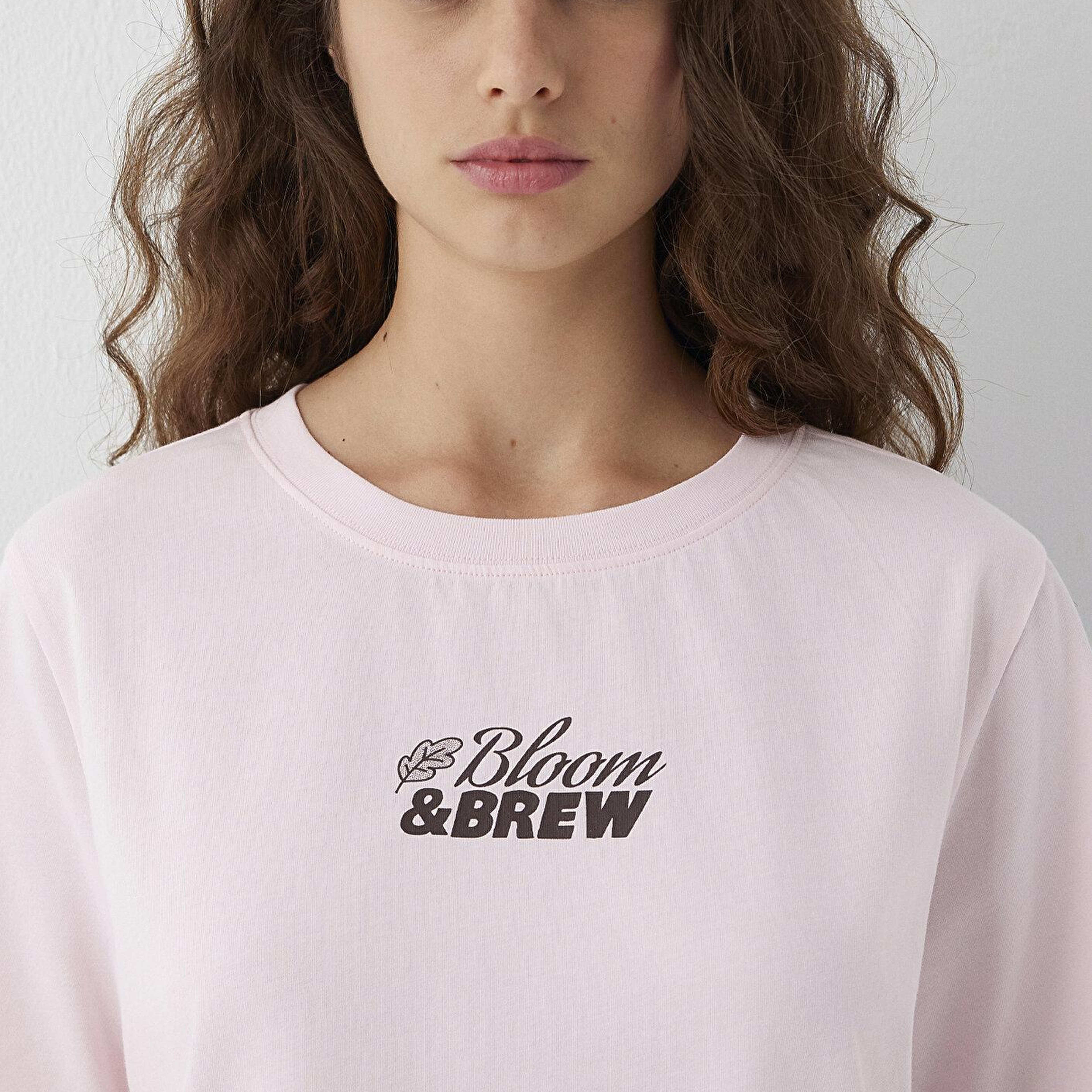 Mavi Slogan Baskılı Pembe Tişört Regular Fit / Normal Kesim 1614165-89200