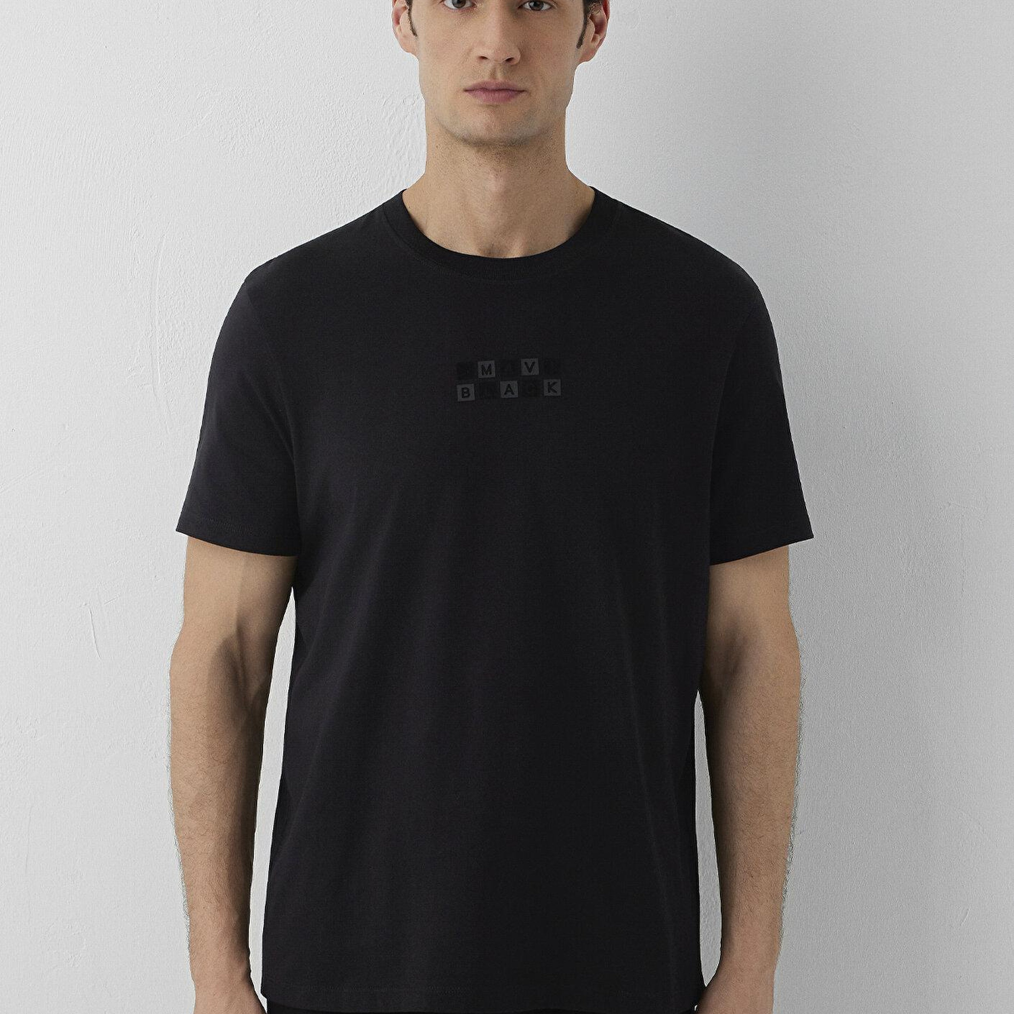 Mavi Mavi Black Siyah Tişört Regular Fit / Normal Kesim 0613532-900