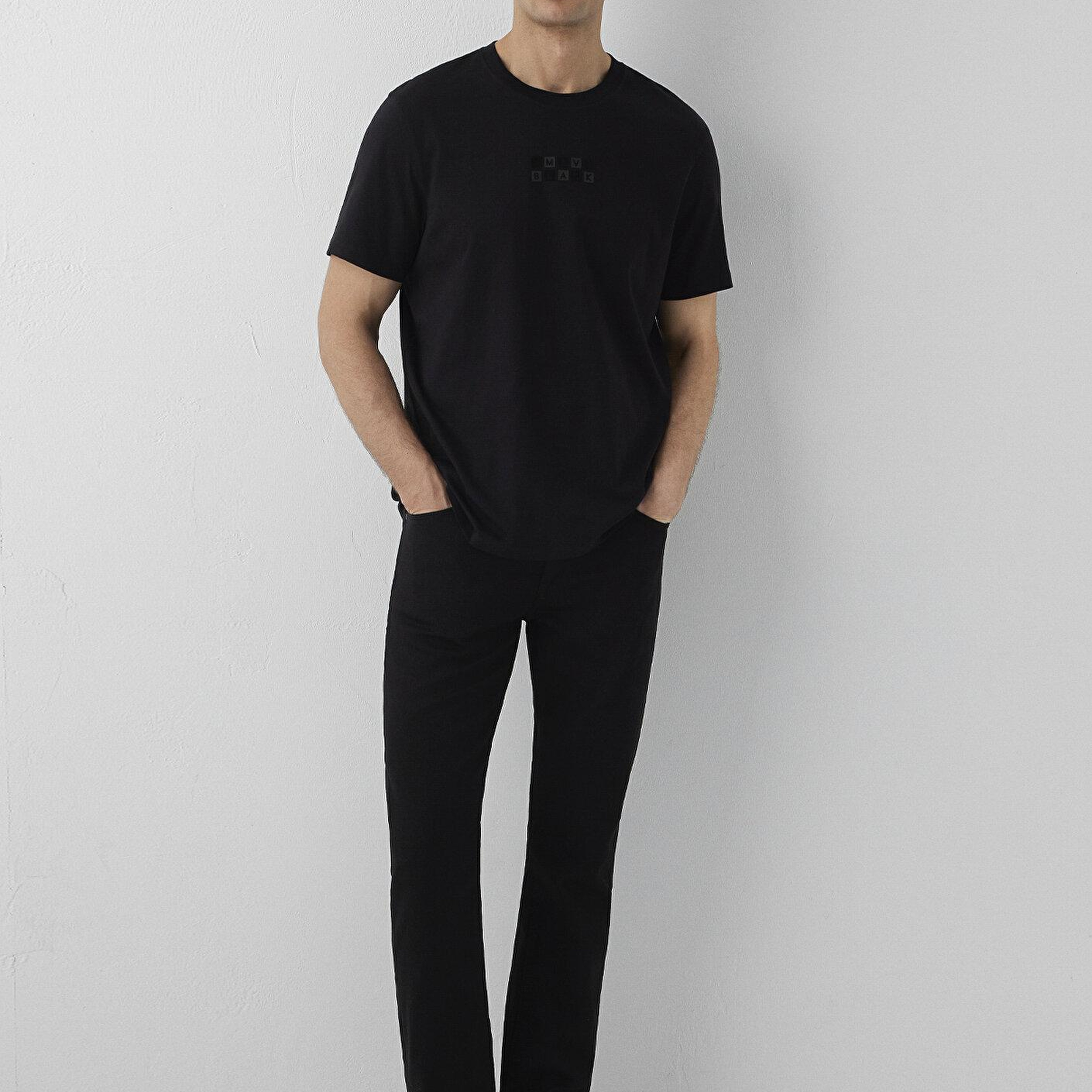 Mavi Mavi Black Siyah Tişört Regular Fit / Normal Kesim 0613532-900