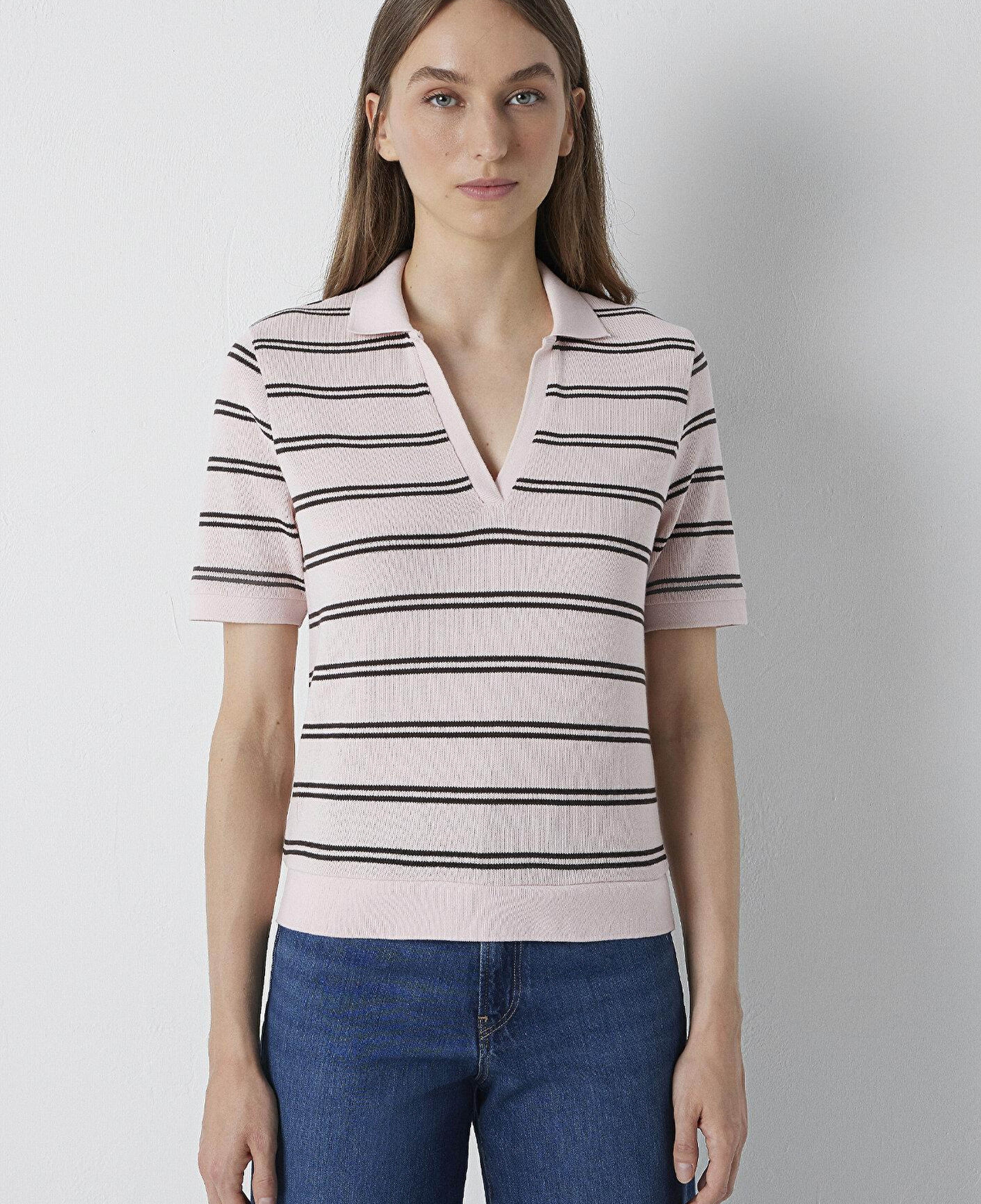 Mavi Kahverengi Polo Tişört Regular Fit / Normal Kesim 1614210-91585
