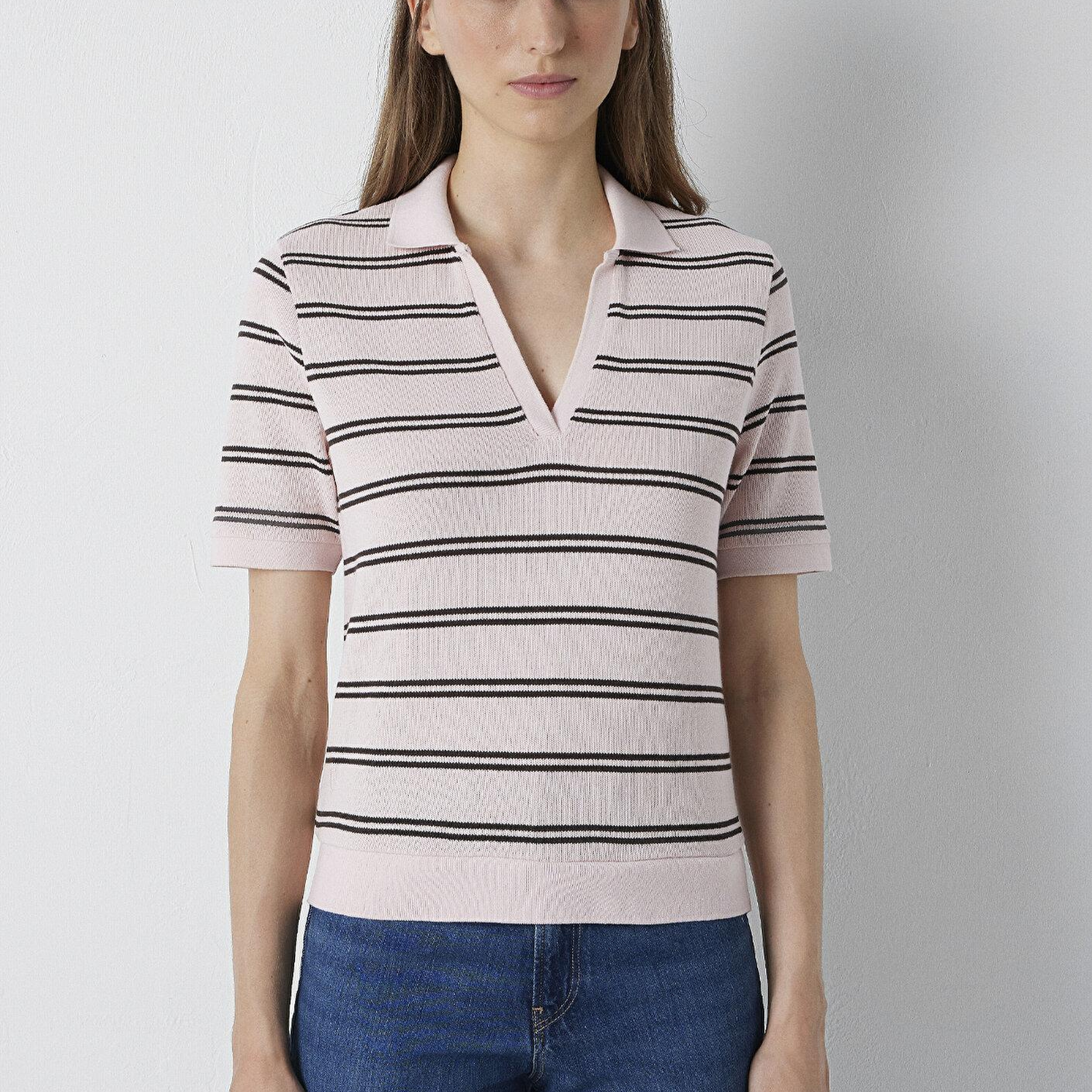 Mavi Kahverengi Polo Tişört Regular Fit / Normal Kesim 1614210-91585