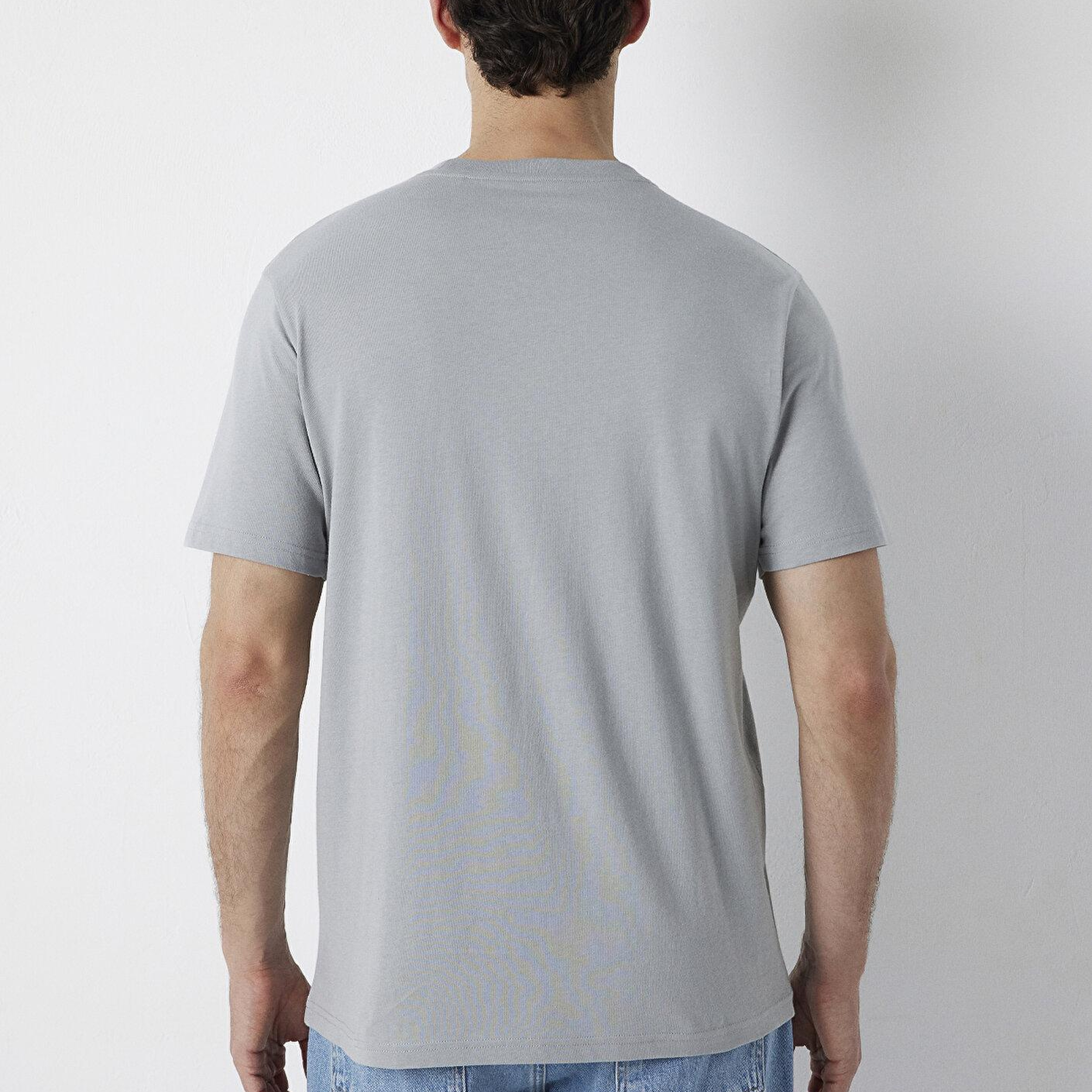 Mavi Mavi Logo Gri Tişört Regular Fit / Normal Kesim 0613186-70098